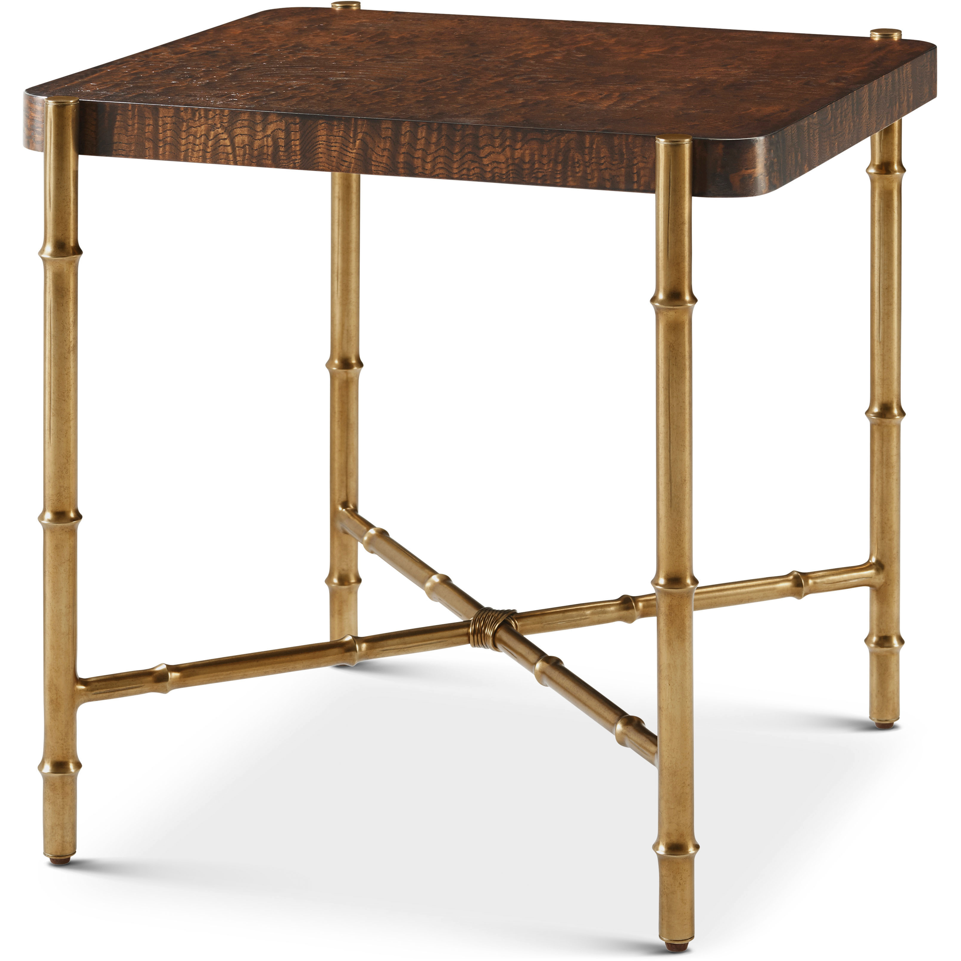 Kesden 22 X 22 inch Pyramid Brown Side Table