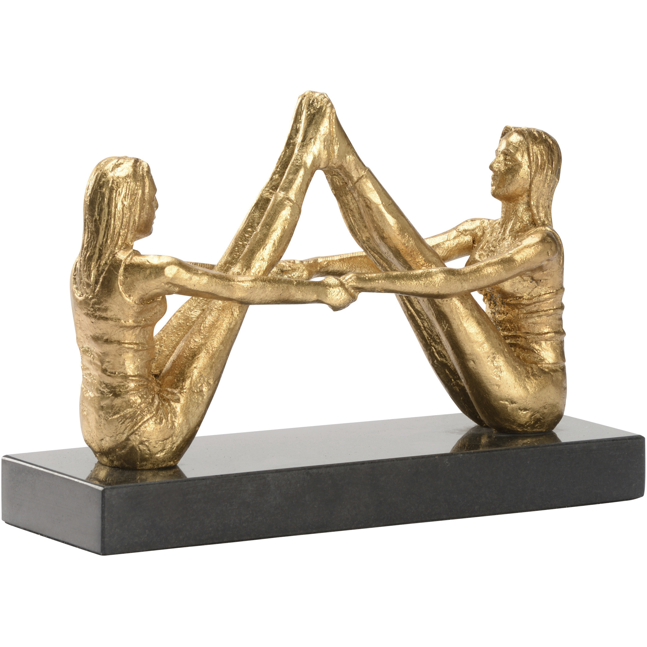 Navasana Gold and Black Decorative Object