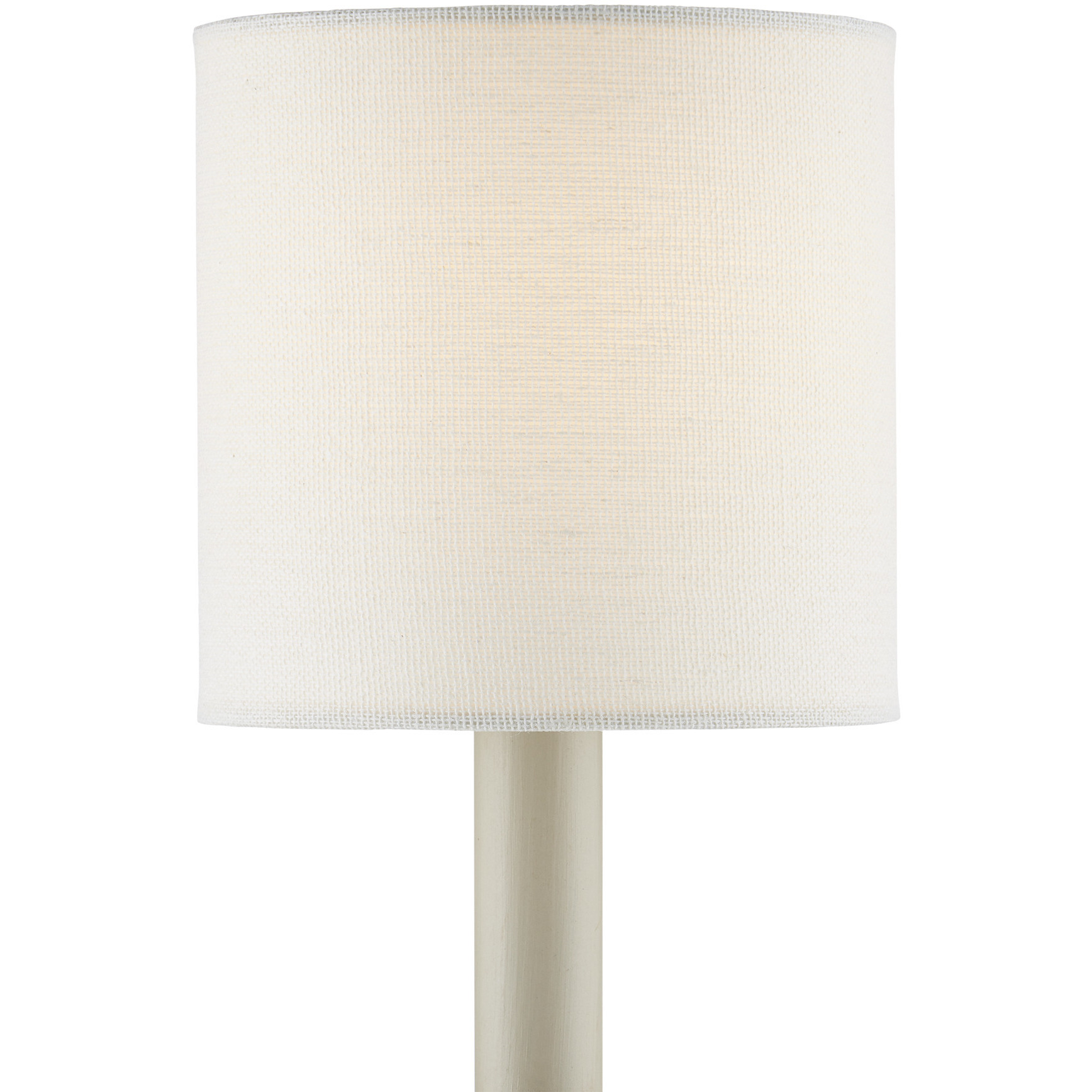Grasscloth Off-White 5 inch Drum Chandelier Shade