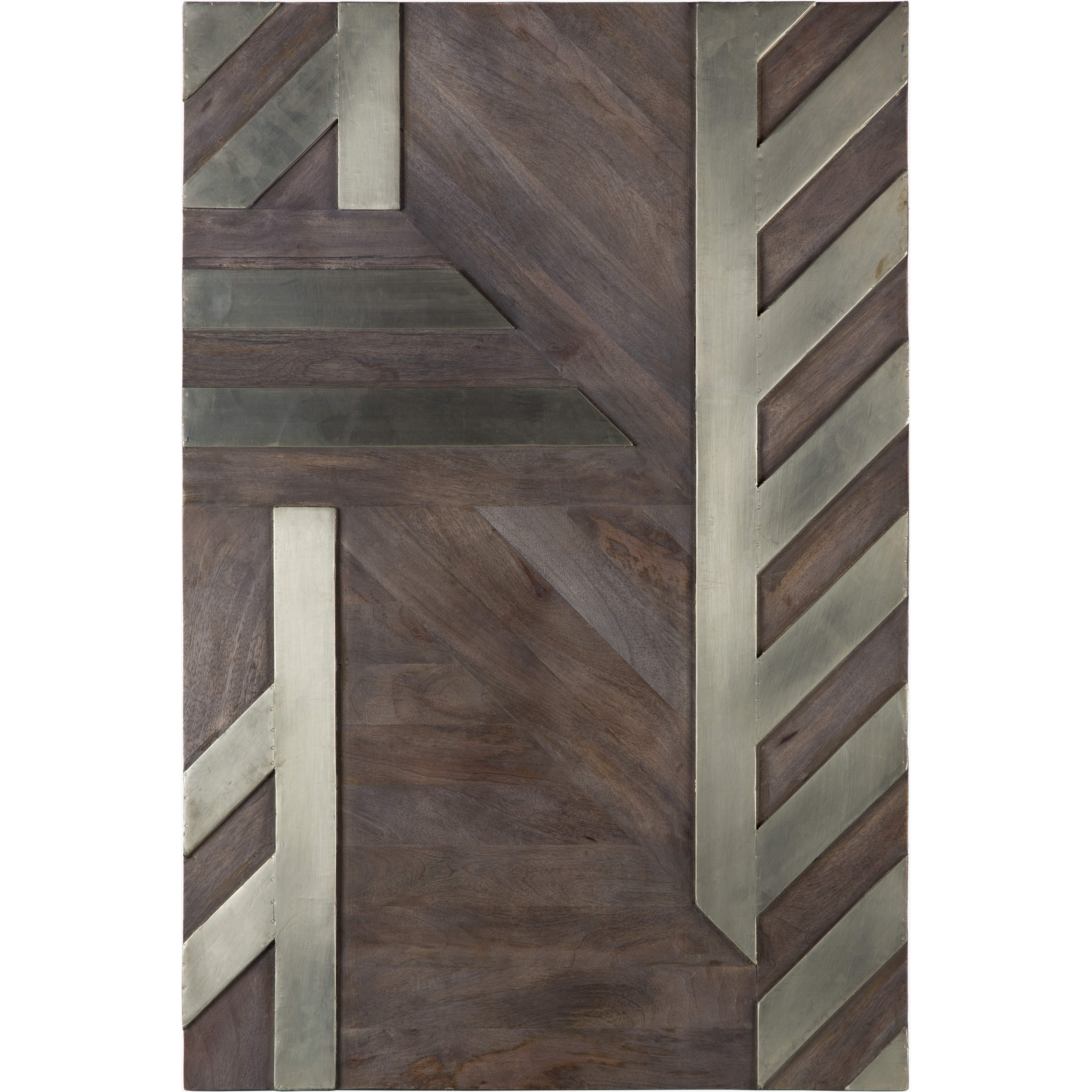 Haveli Medium Grey Wall Art, Rectangle