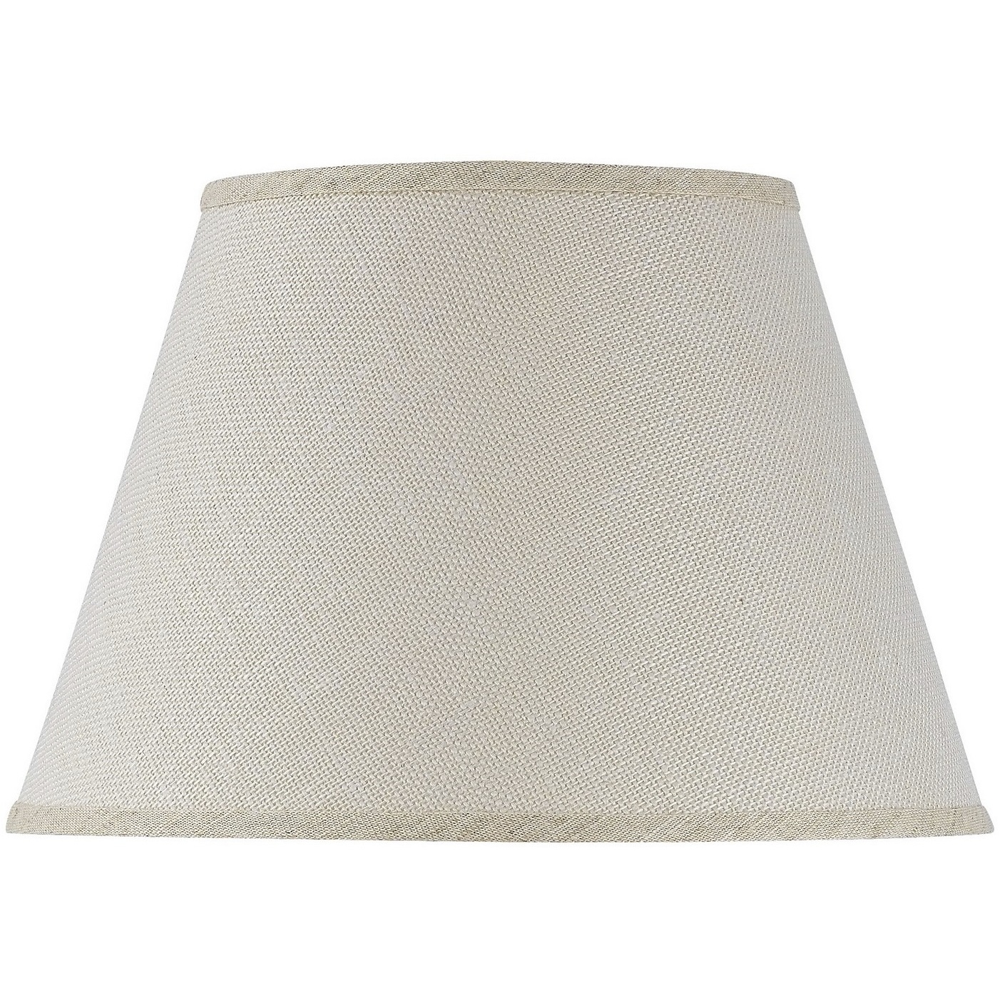 Signature Burlap 15 inch Shade, Drum