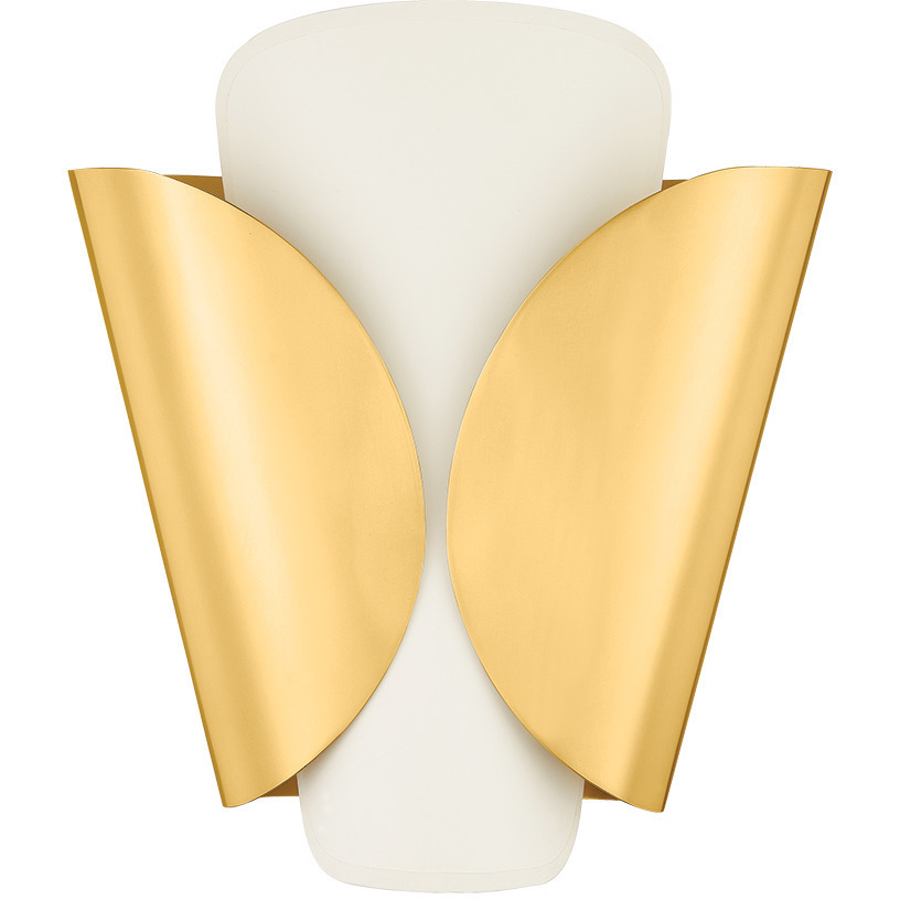 Savoie 1 Light 10.75 inch Aged Brass Wall Sconce Wall Light in Steel