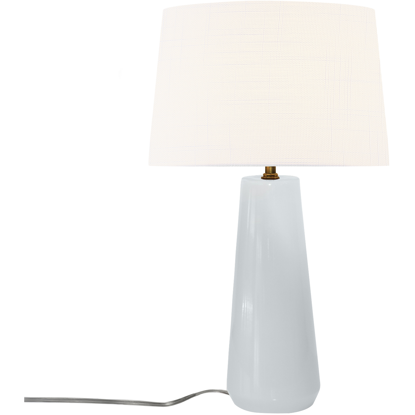 Luminance Collection - Spire 23 inch 100.00 watt Gloss White Table Lamp Portable Light, Form+Finish+Function