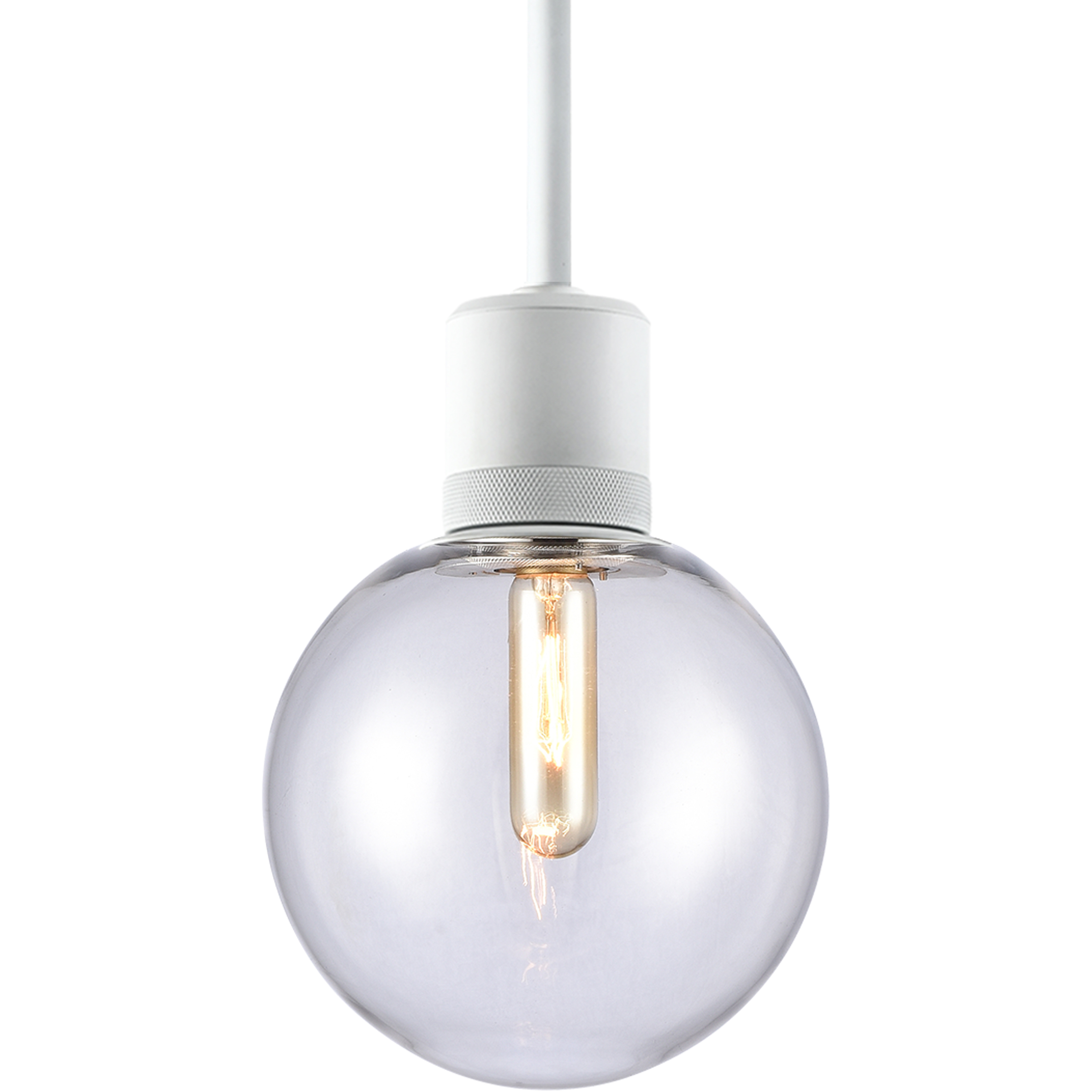 Zigrina 1 Light 7.88 inch Matte White Pendant Ceiling Light