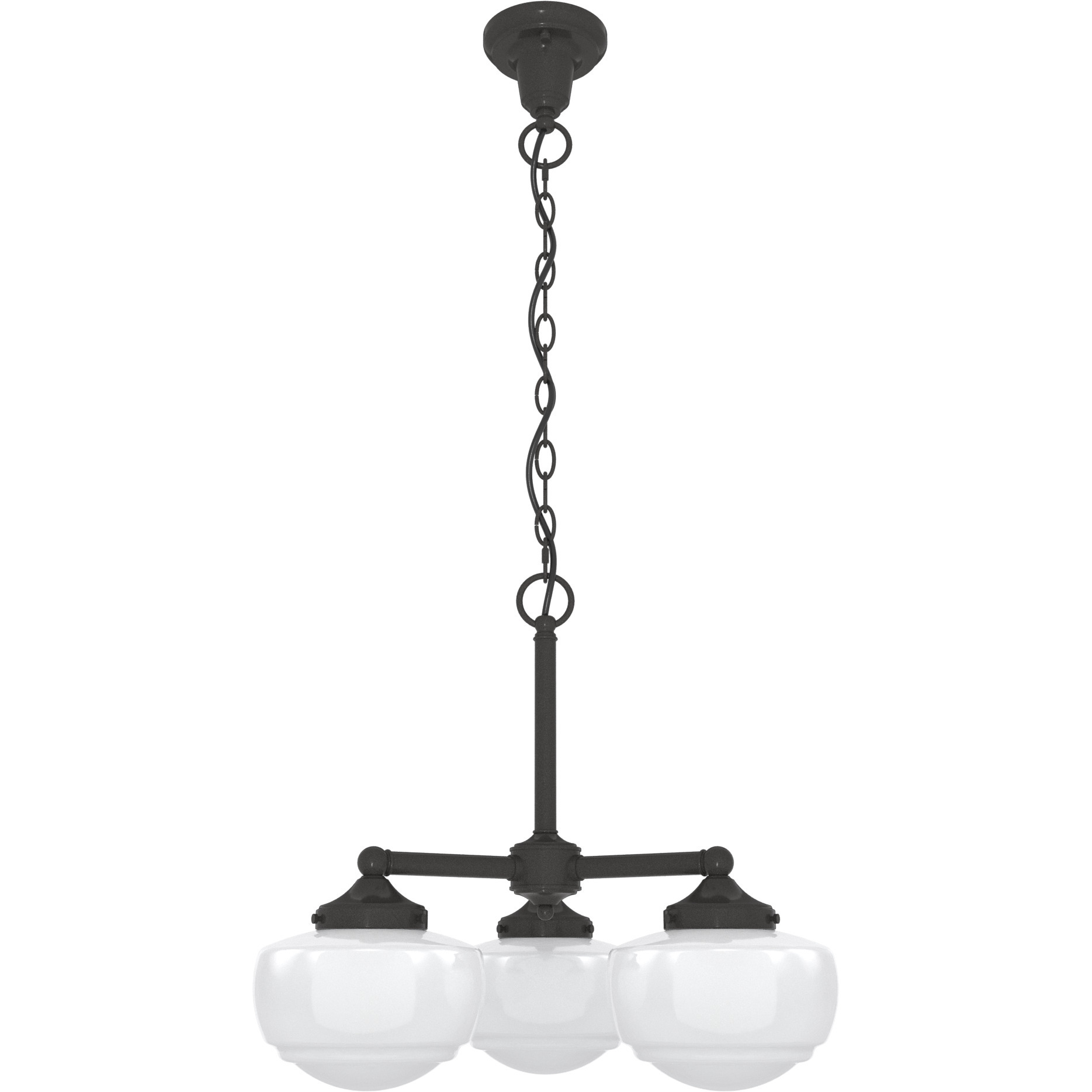 Saddle Creek 3 Light 20.25 inch Noble Bronze Chandelier Ceiling Light