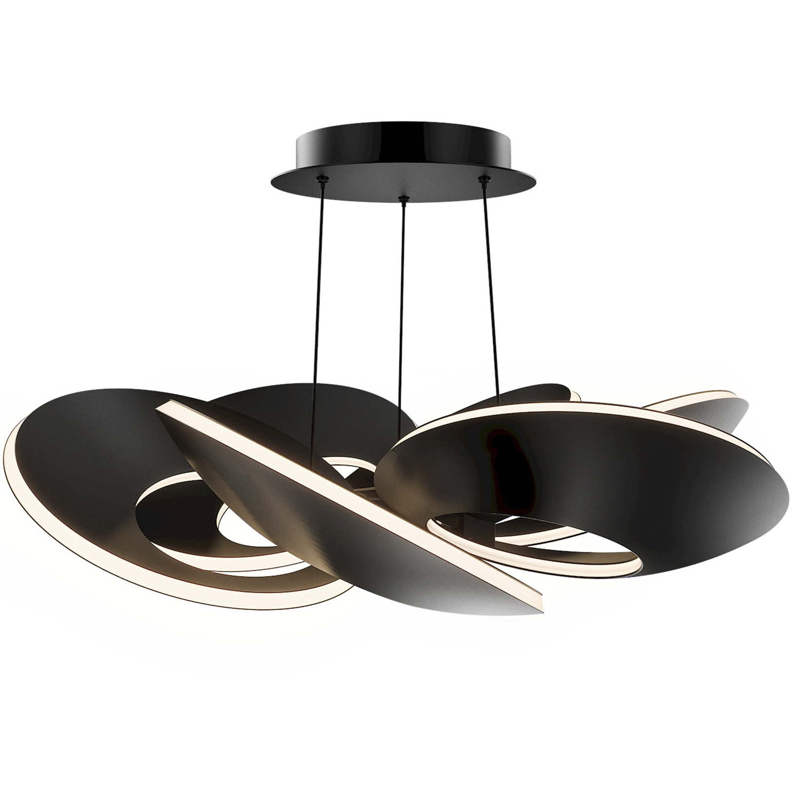 Planetarium LED 30 inch Black Pendant Ceiling Light