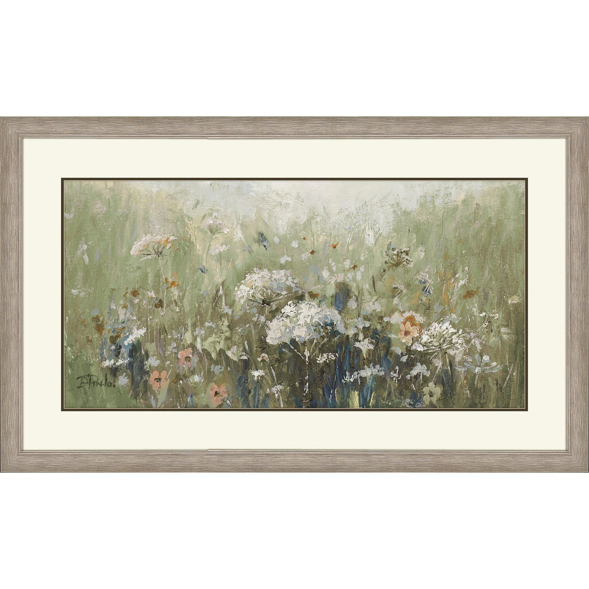 Paragon Green and Beige and Brown Framed Art