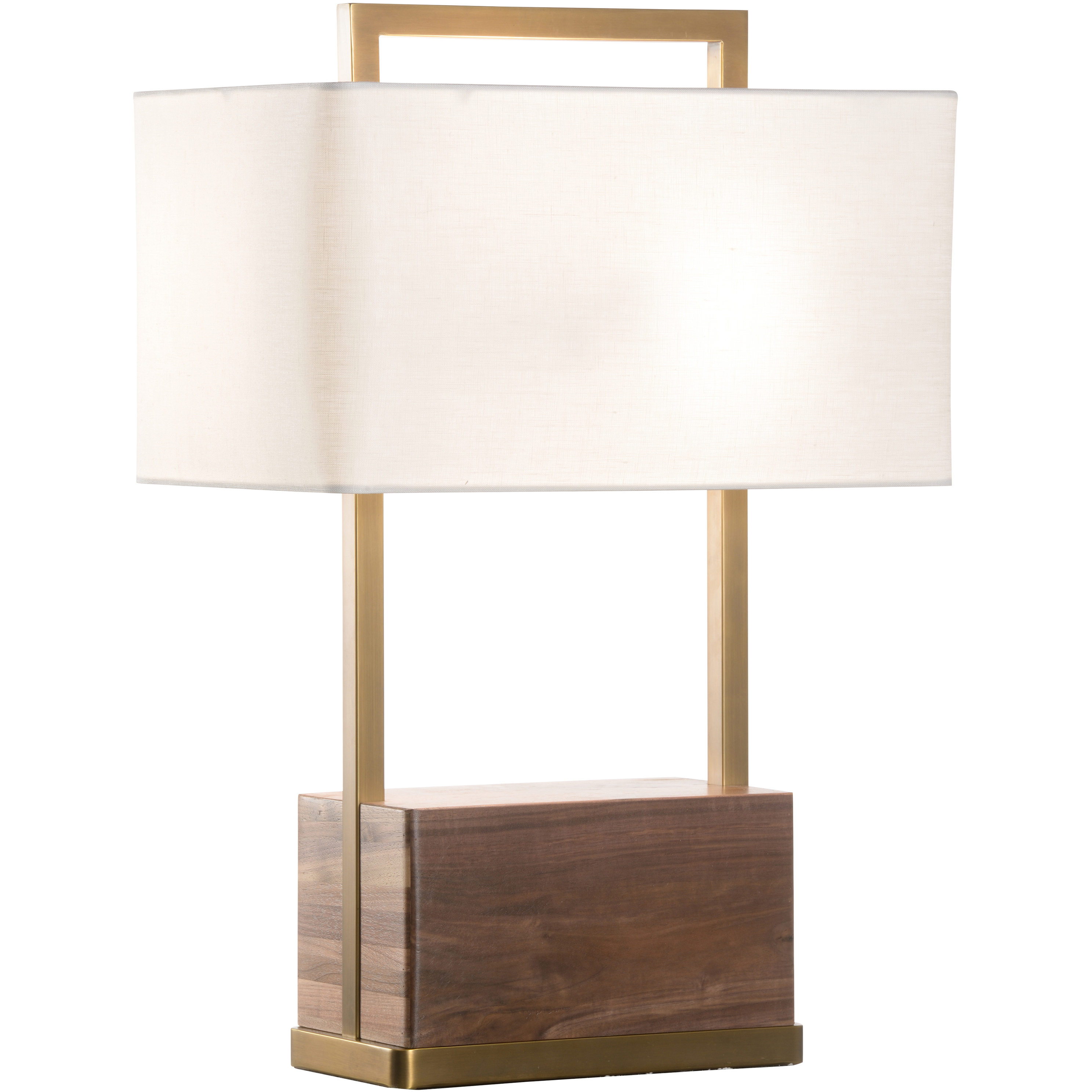 Hayes 19 inch 60.00 watt Brown and Gold Table Lamp Portable Light