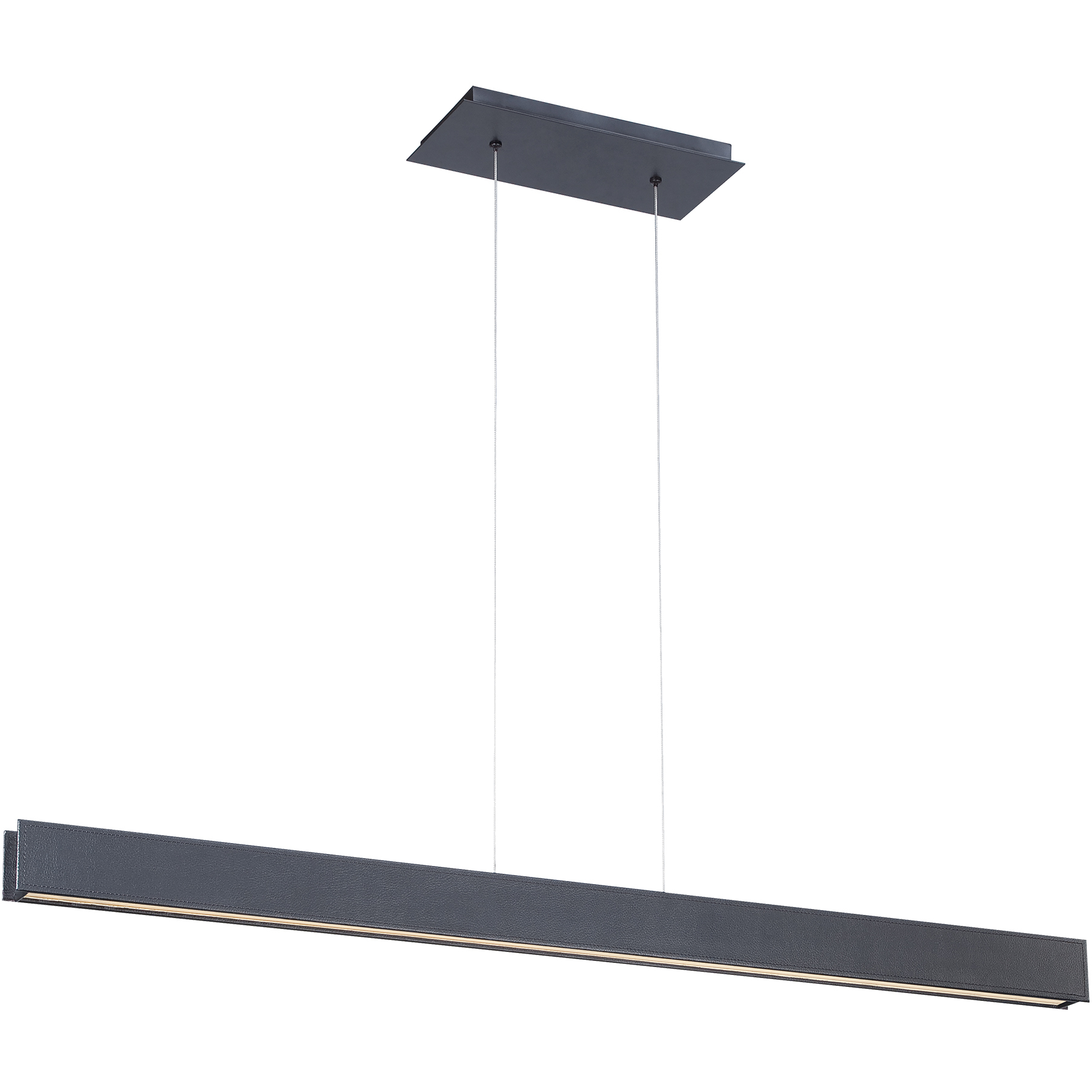 BDSM LED 42 inch Black Linear Pendant Ceiling Light