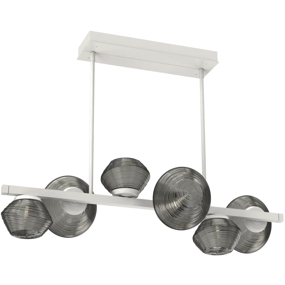 Mesa LED 38.5 inch Salt White Chandelier Ceiling Light, Twisted Branch