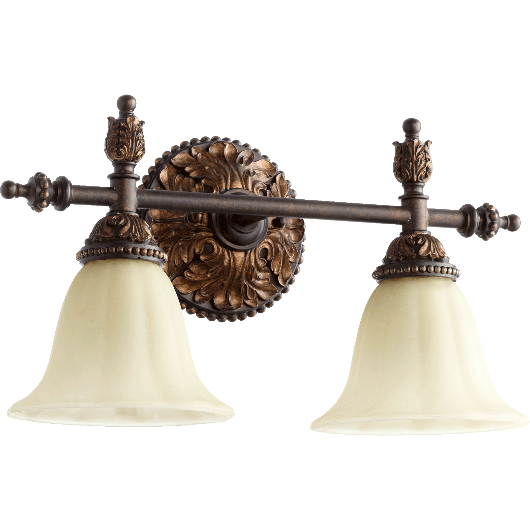 Rio Salado 2 Light 17.5 inch Toasted Sienna With Mystic Silver Vanity Light Wall Light