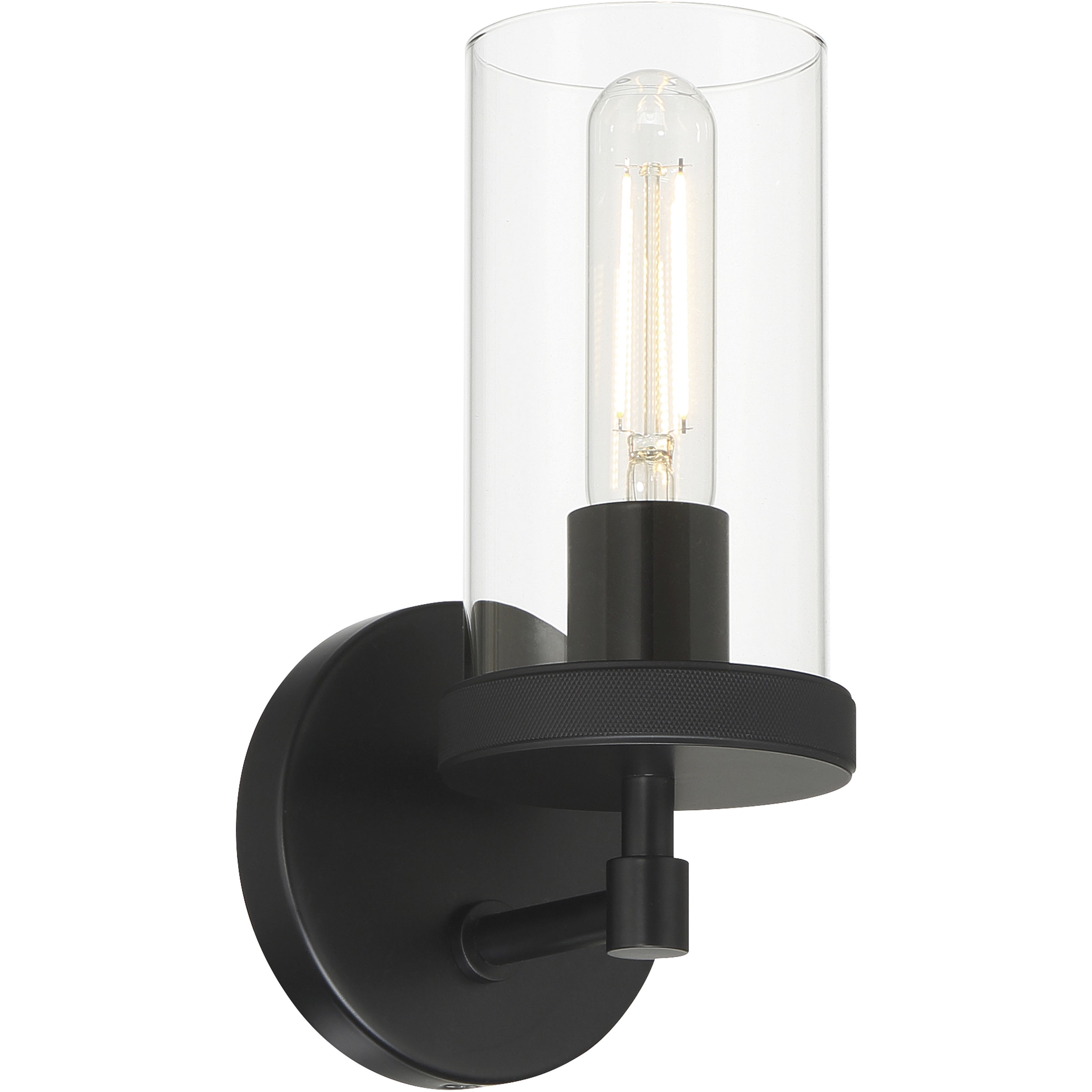 Lily 1 Light 4.75 inch Matte Black Wall Sconce Wall Light