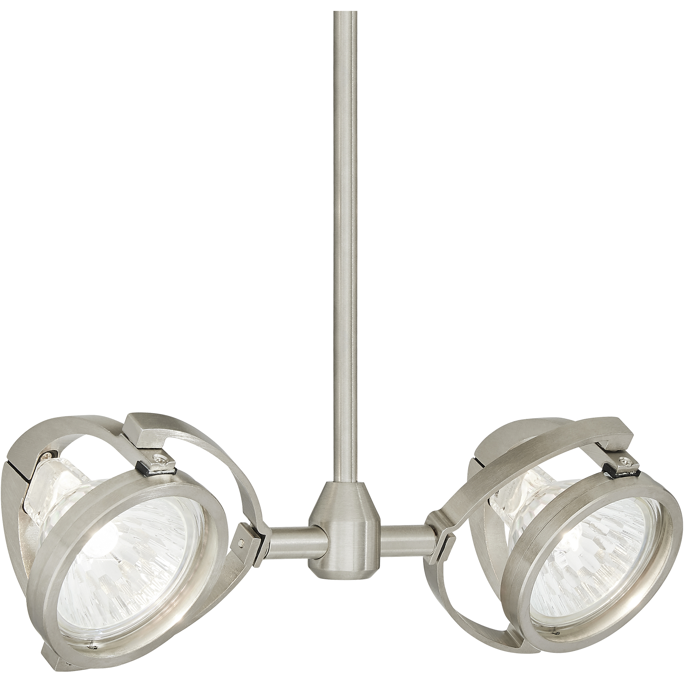 Sean Lavin Elton 2 Light Satin Nickel Low-Voltage Track Head Ceiling Light