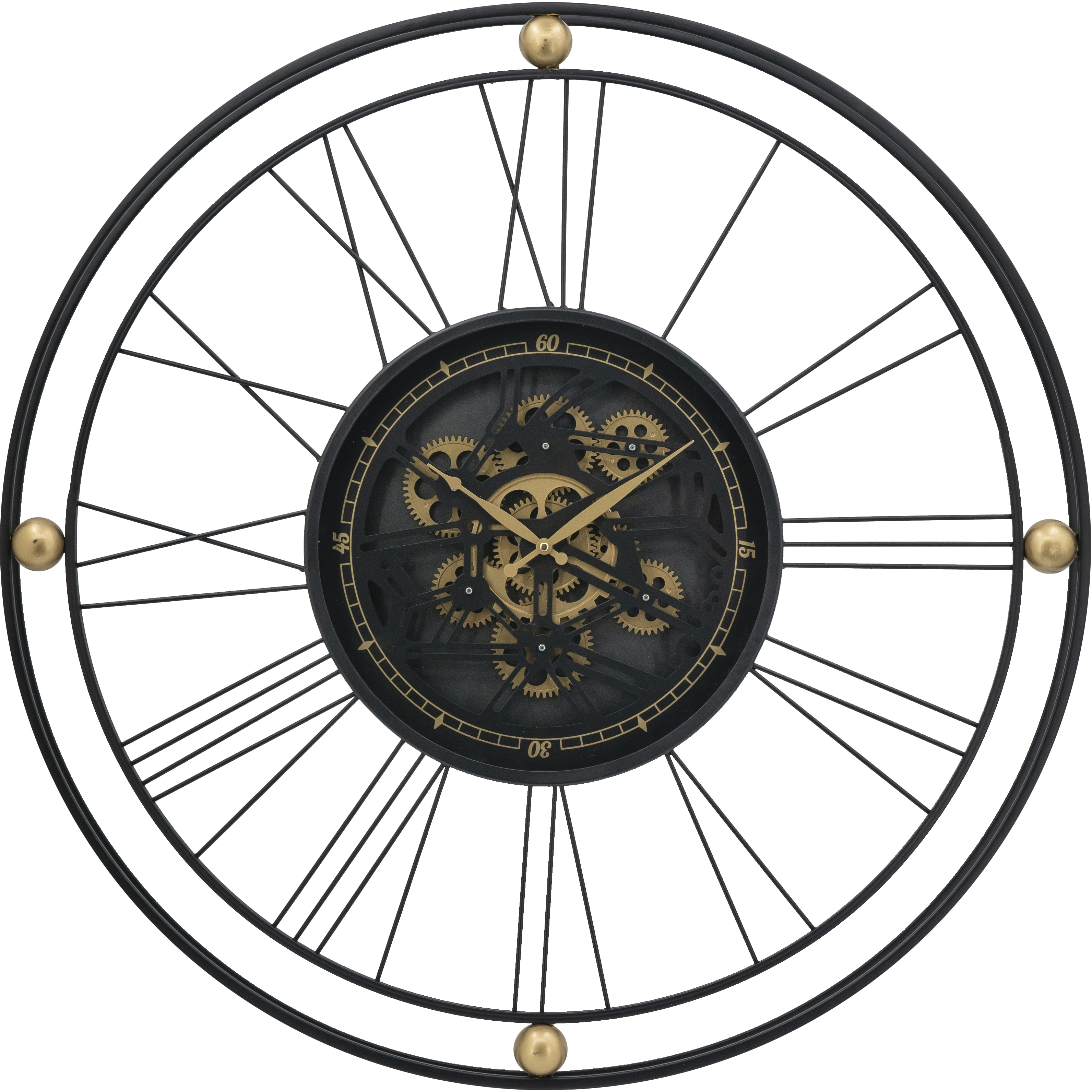 Roman Gear 31.5 X 31.5 inch Wall Clock