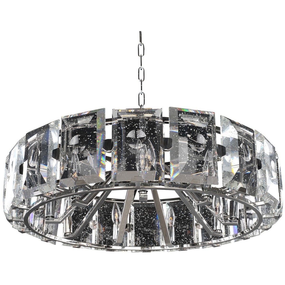 Giada 9 Light 30 inch Stainless Steel Pendant Ceiling Light