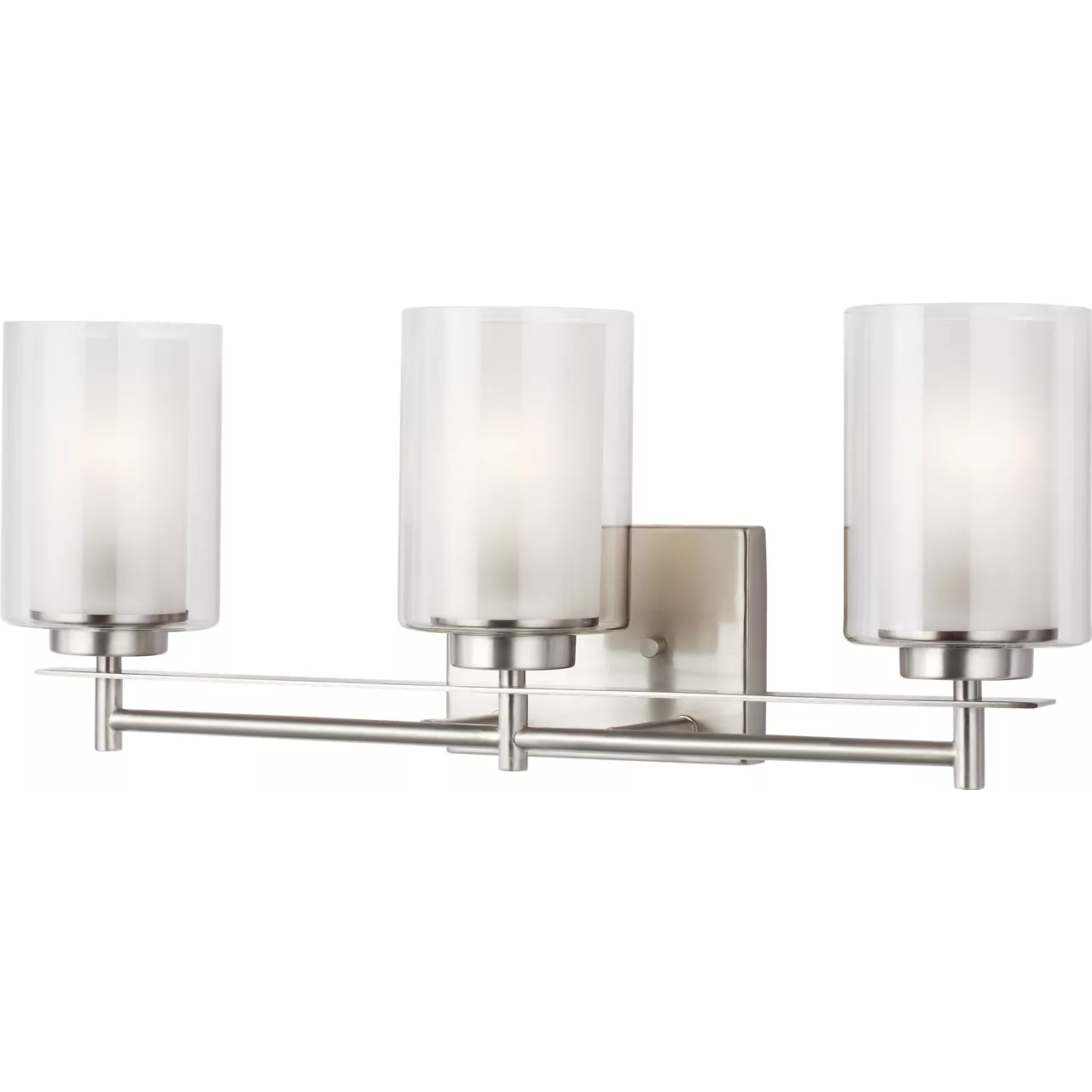 Elmwood Park 3 Light 22.25 inch Brushed Nickel Bath Vanity Wall Sconce Wall Light