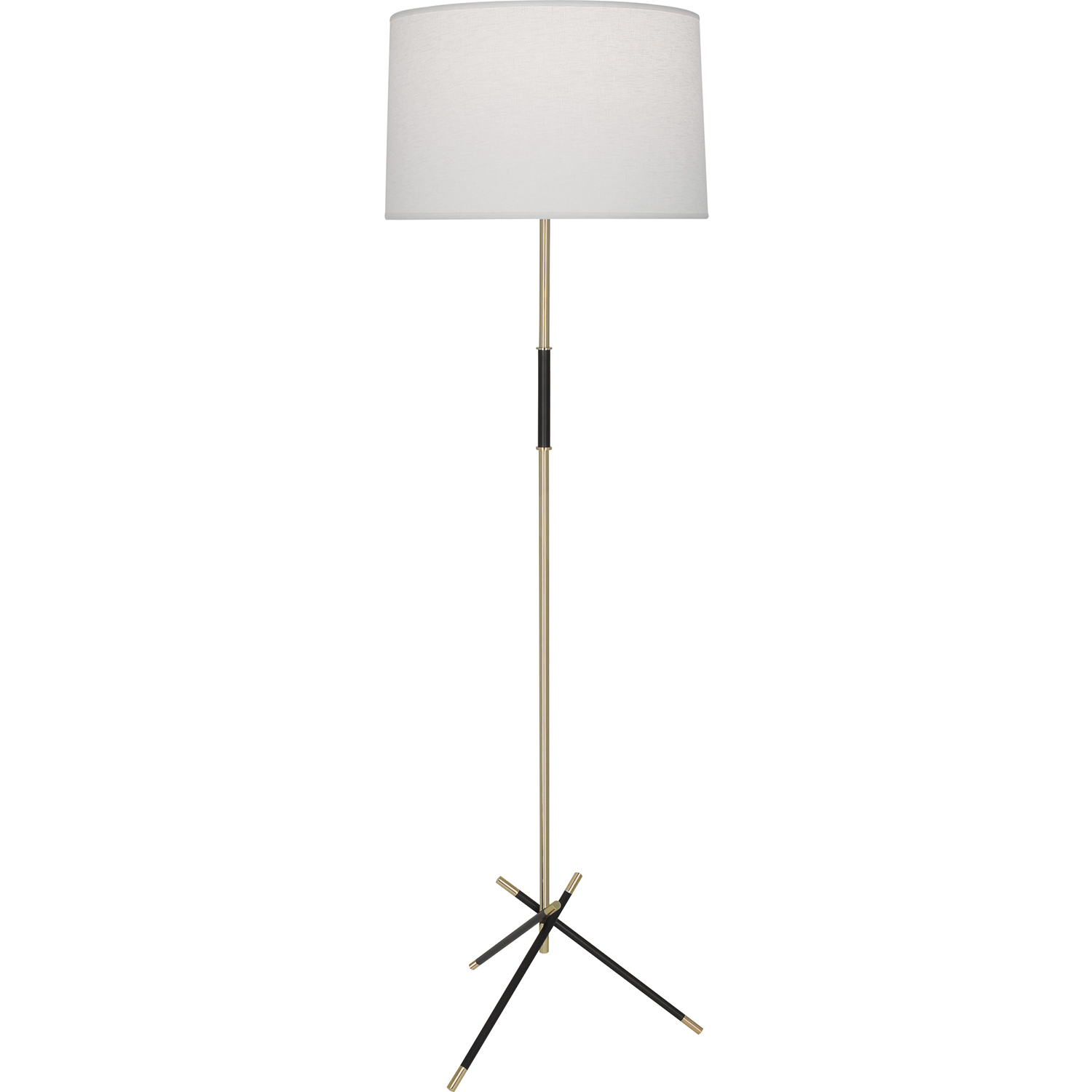 Thatcher 62.5 inch 150 watt Modern Brass Floor Lamp Portable Light