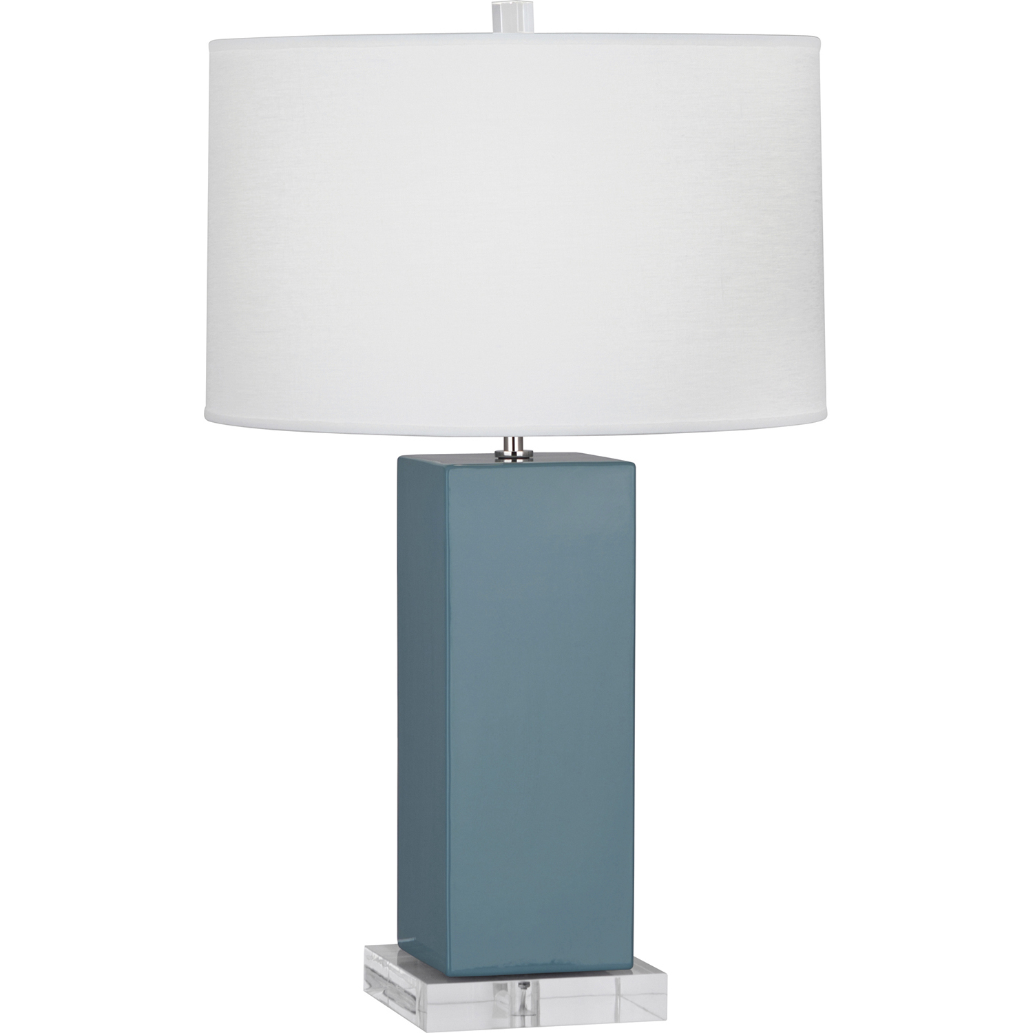 Harvey 33 inch 150 watt Steel Blue Table Lamp Portable Light