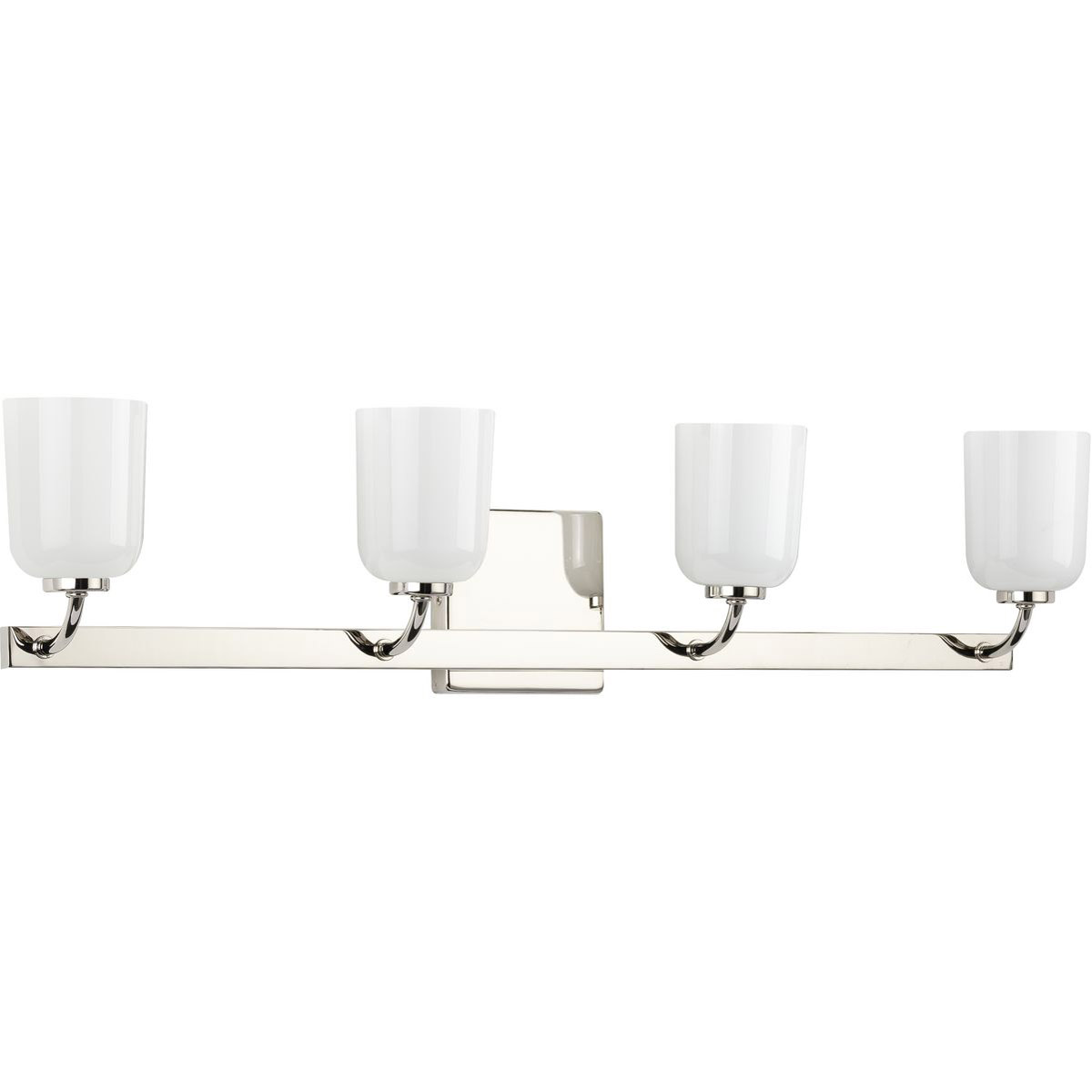 Moore 4 Light 30.75 inch Polished Nickel Bath Vanity Wall Light