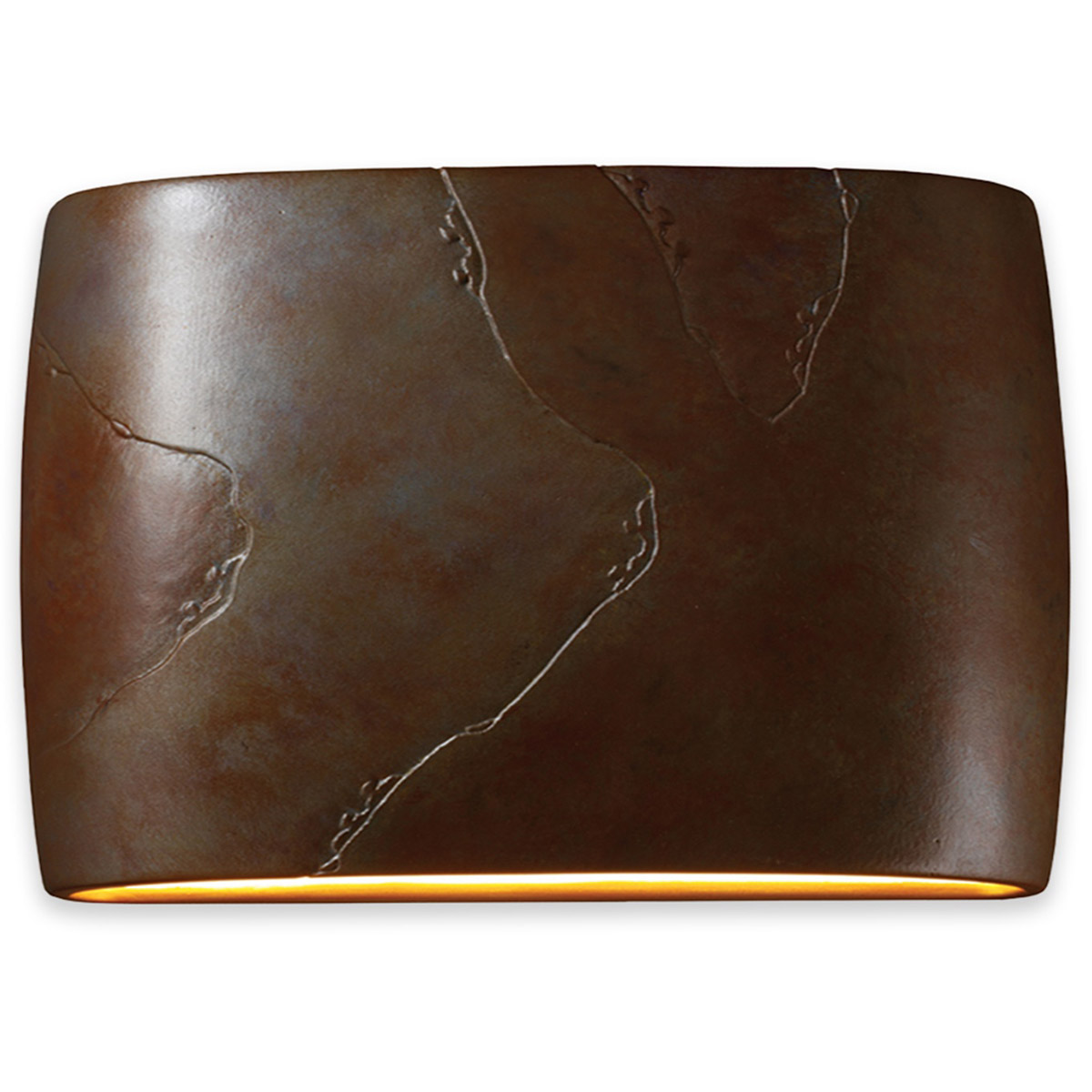 Ambiance Collection LED 10 inch Tierra Red Slate Outdoor Wall Sconce
