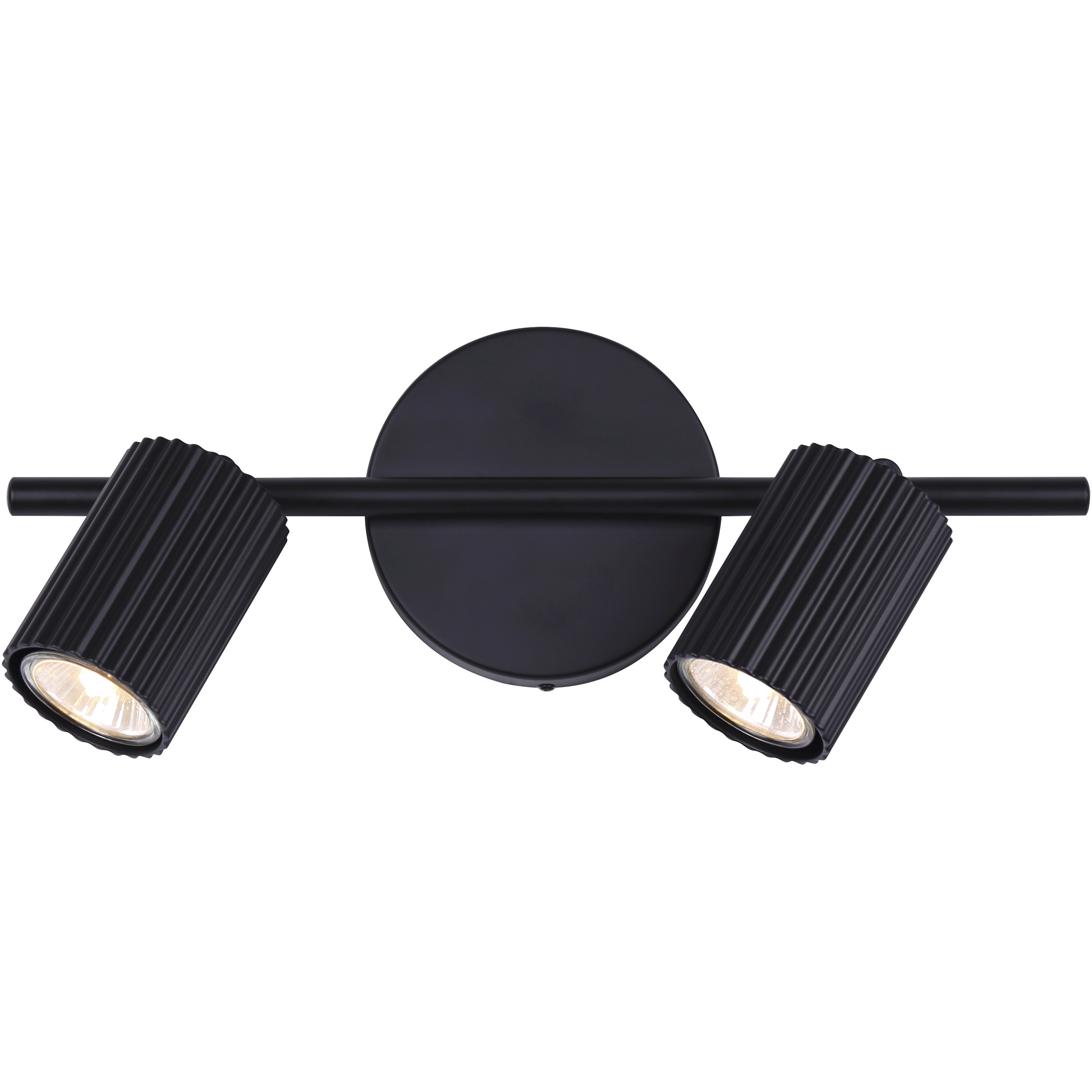 Rexton 2 Light Black Track Lighting Ceiling Light