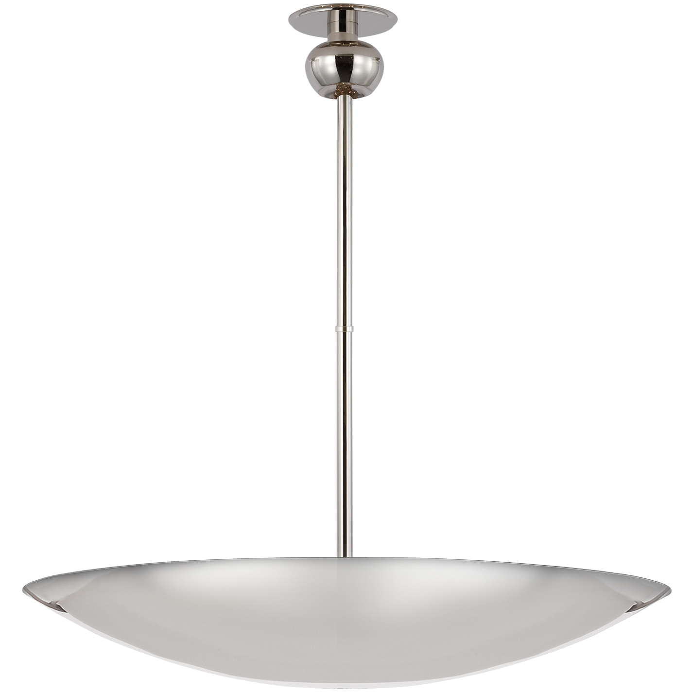 Paloma Contreras Comtesse LED 38.75 inch Polished Nickel Uplight Chandelier Ceiling Light, XL