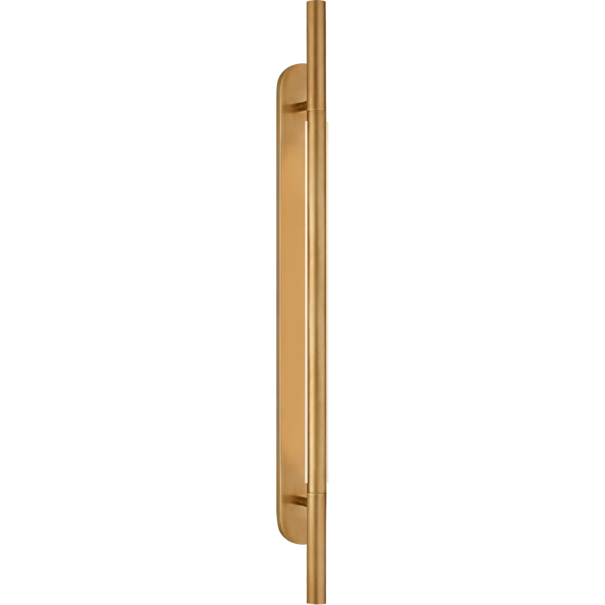 Kelly Wearstler Rousseau LED 2.5 inch Antique-Burnished Brass Bracketed Sconce Wall Light, Large