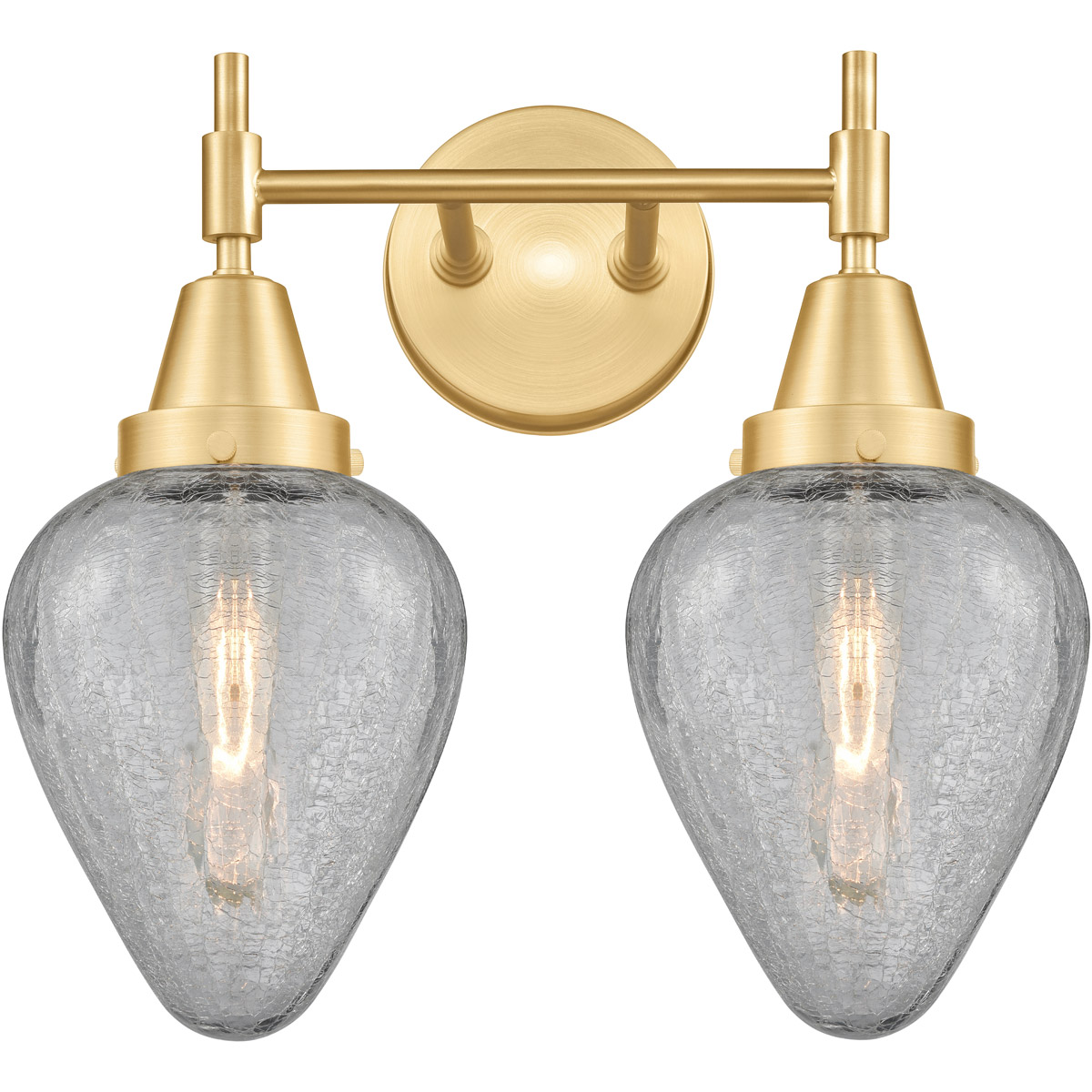 Caden 2 Light 16 inch Satin Gold Bath Vanity Light Wall Light