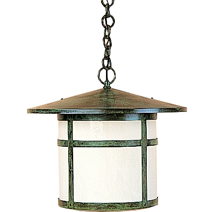 Berkeley 1 Light 17 inch Verdigris Patina Pendant Ceiling Light in White Opalescent