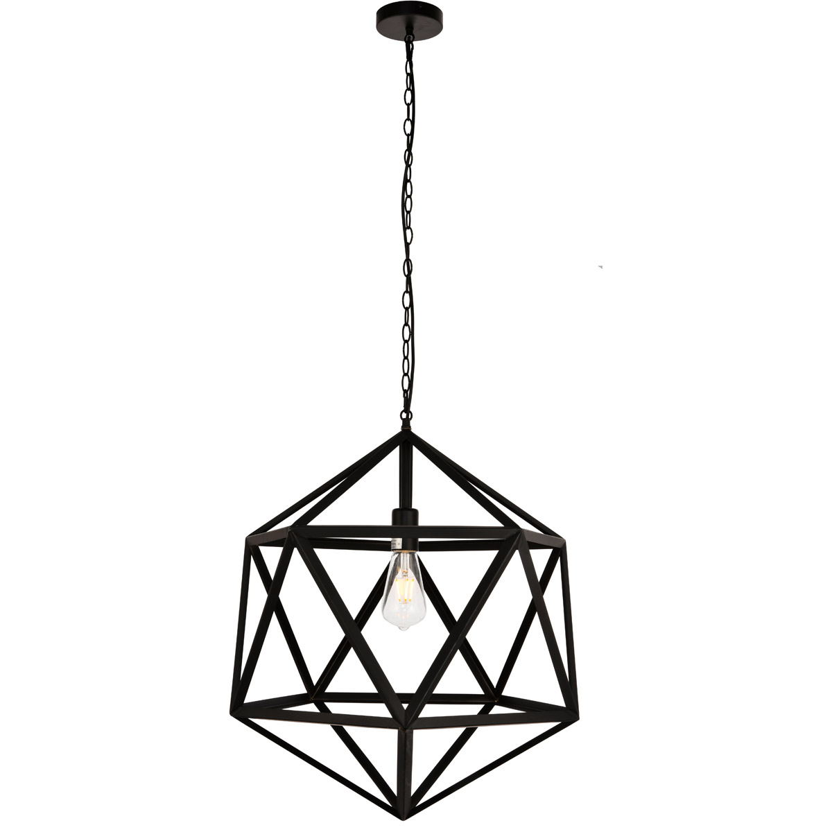 Redmond 1 Light 19.7 inch Black Pendant Ceiling Light