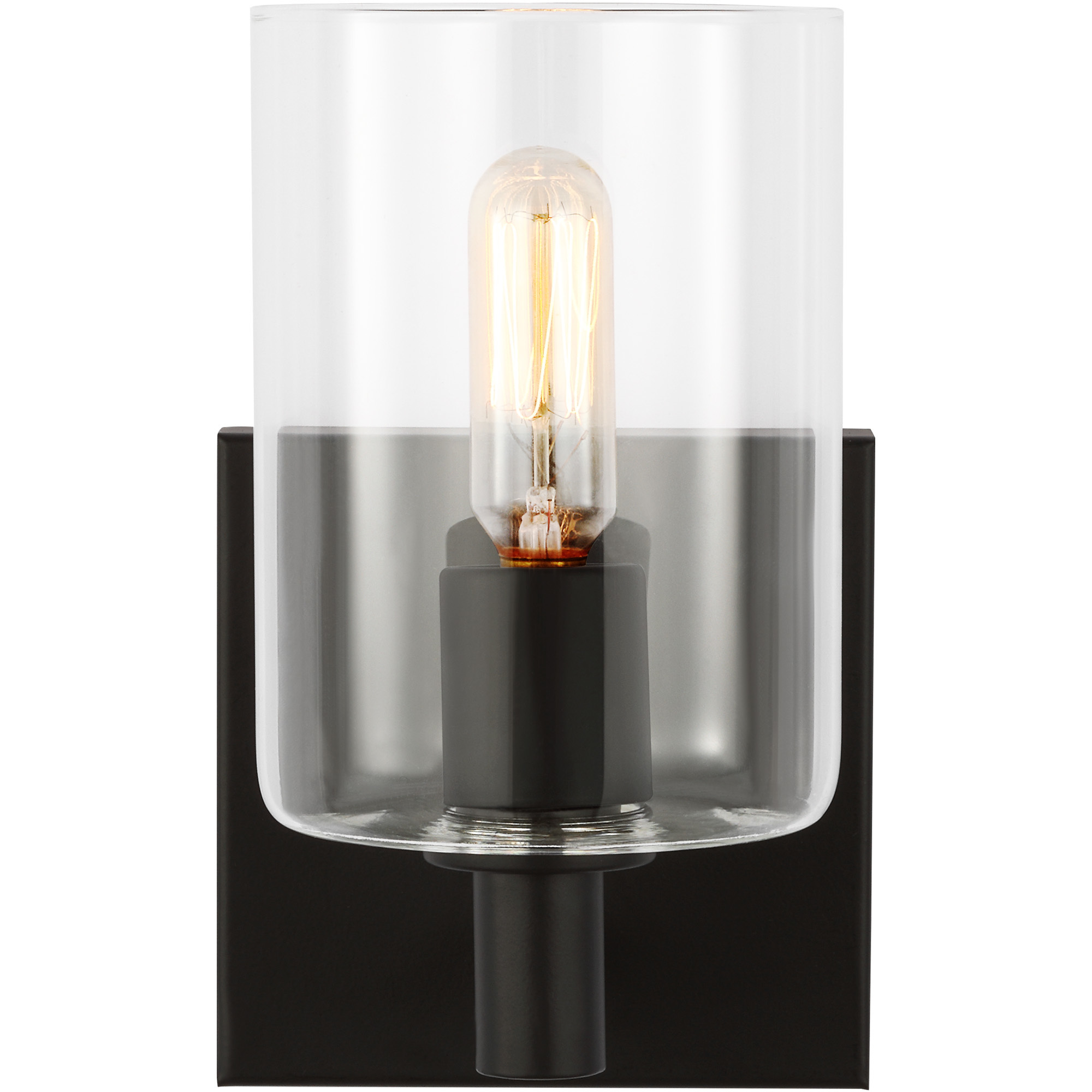 Fullton 1 Light 4.75 inch Midnight Black Bath Vanity Wall Light