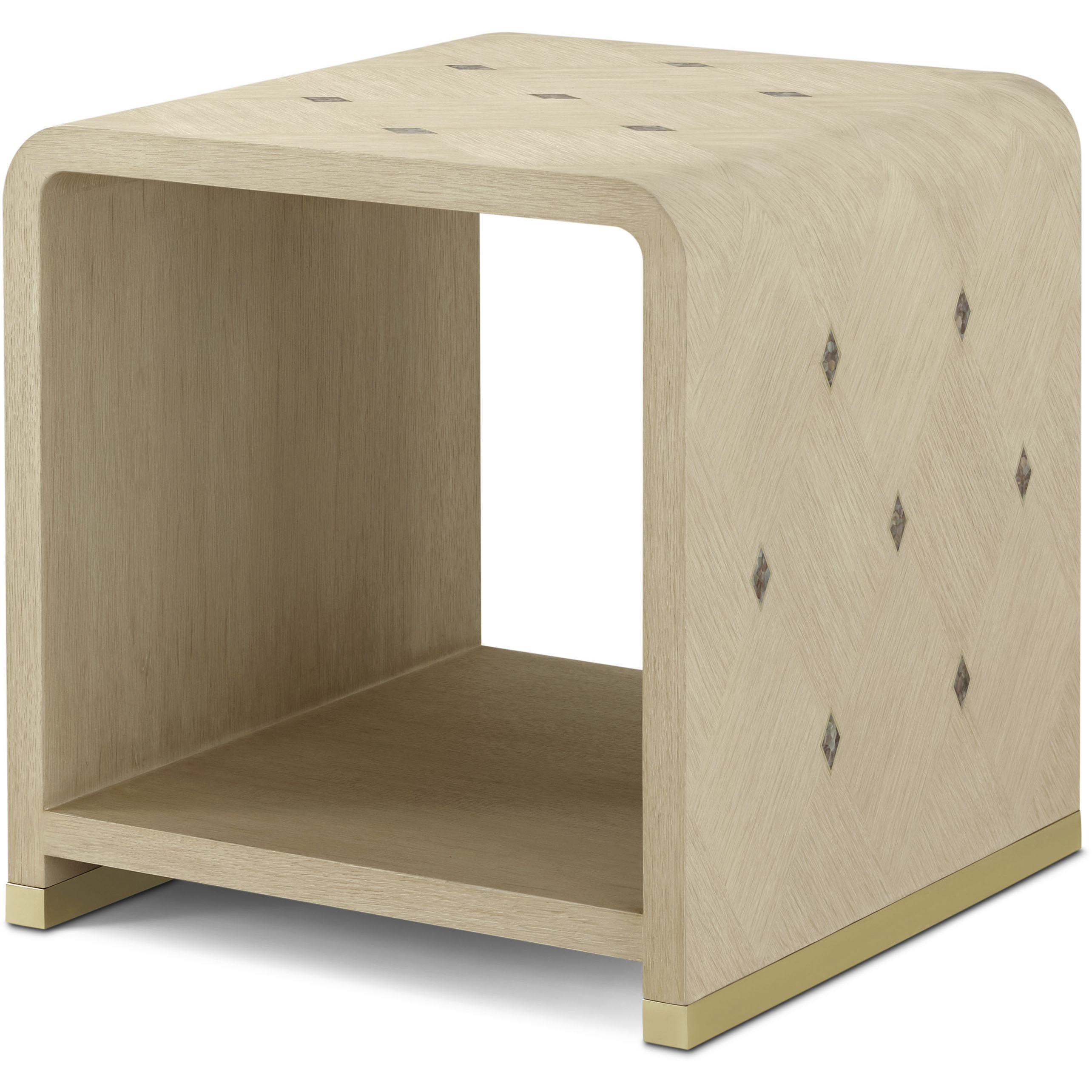 Judith Leiber Couture 24 X 24 inch Martini Side Table, Wooden