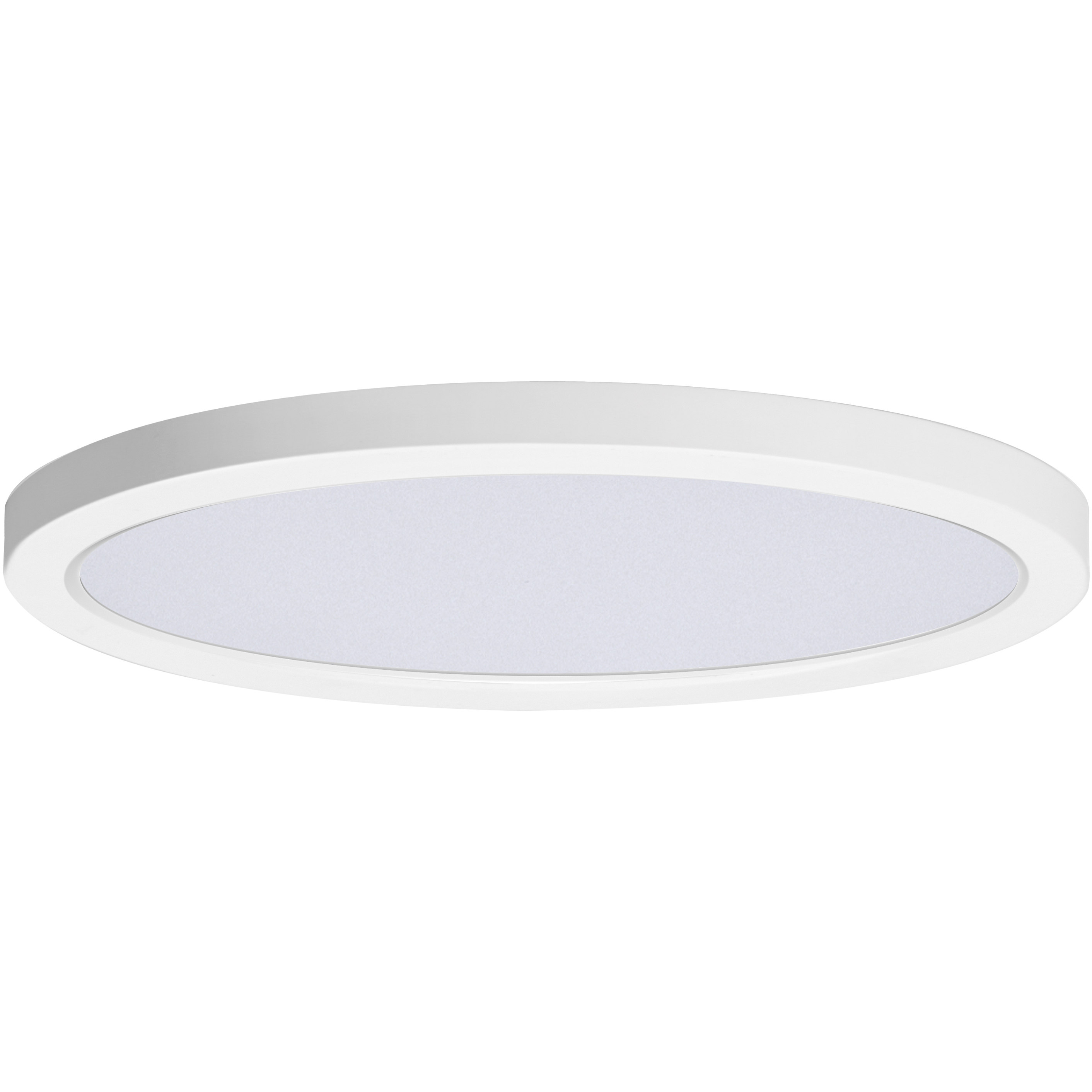 Chip LED 15.75 inch White Flush Mount Ceiling Light in Black
