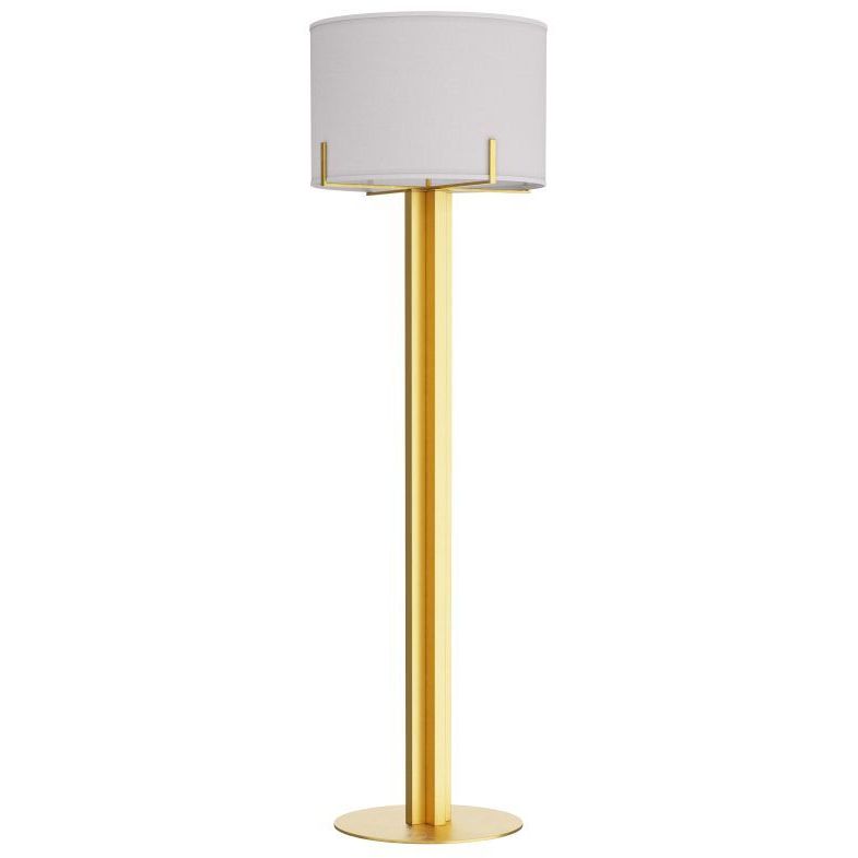 Valiant 64 inch Antique Brass Floor Lamp Portable Light