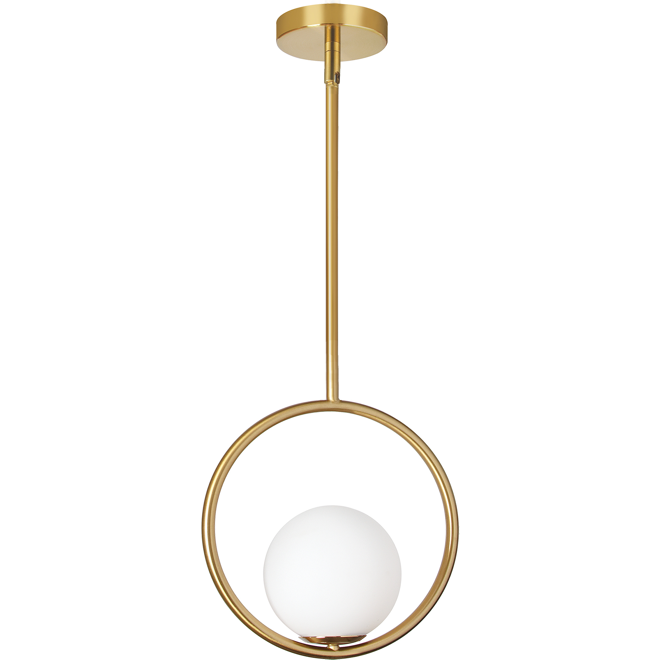 Adrienna 1 Light 10 inch Aged Brass Pendant Ceiling Light