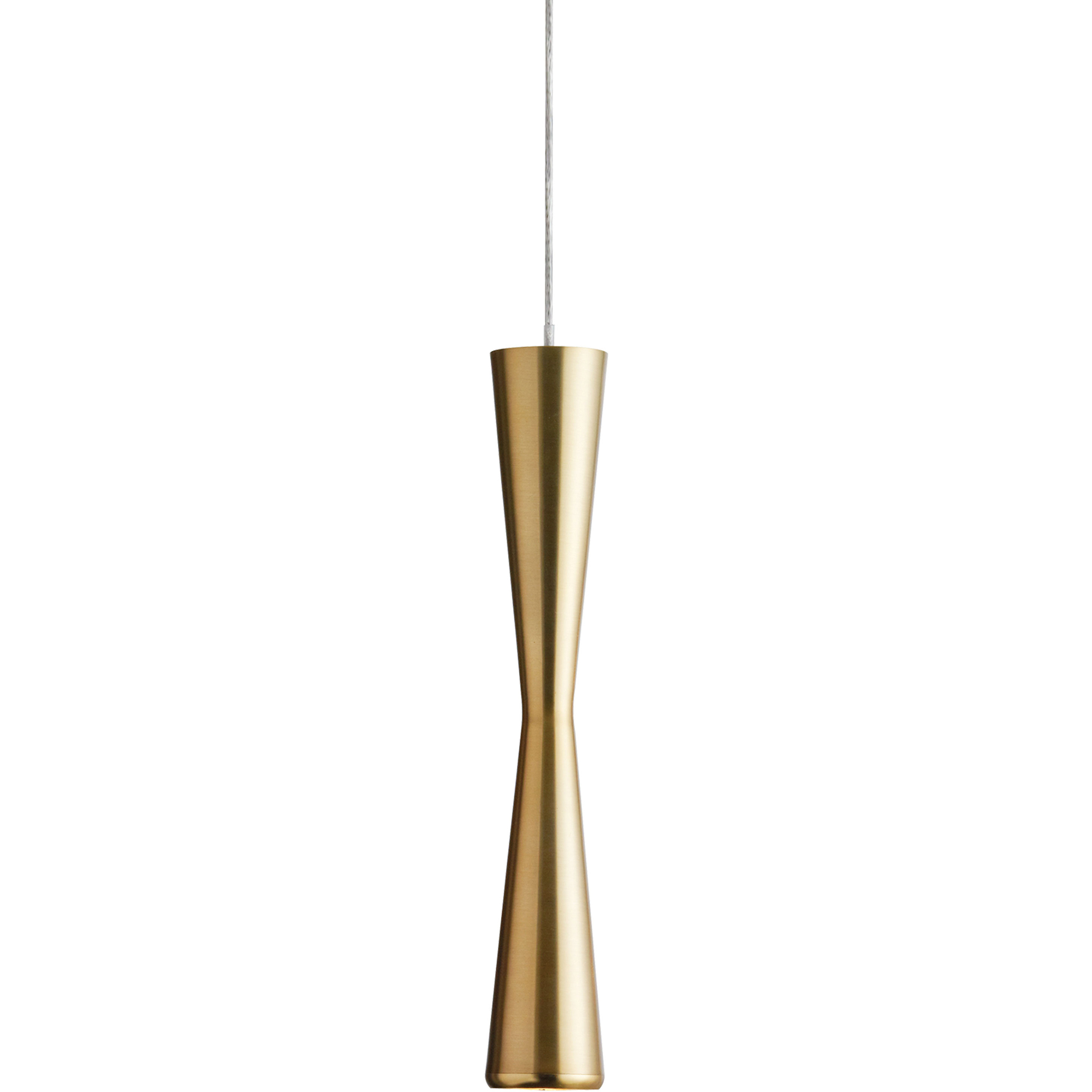 Modern LED 2 inch Vintage Bronze Pendant Ceiling Light in Vintage Brass