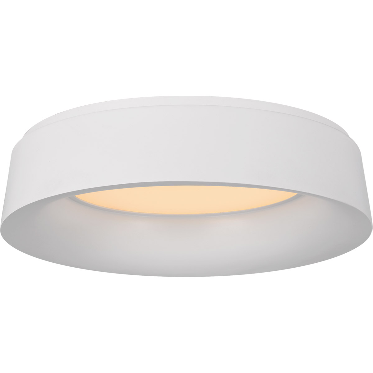Barbara Barry Halo LED 17.5 inch Matte White Flush Mount Ceiling Light, Large