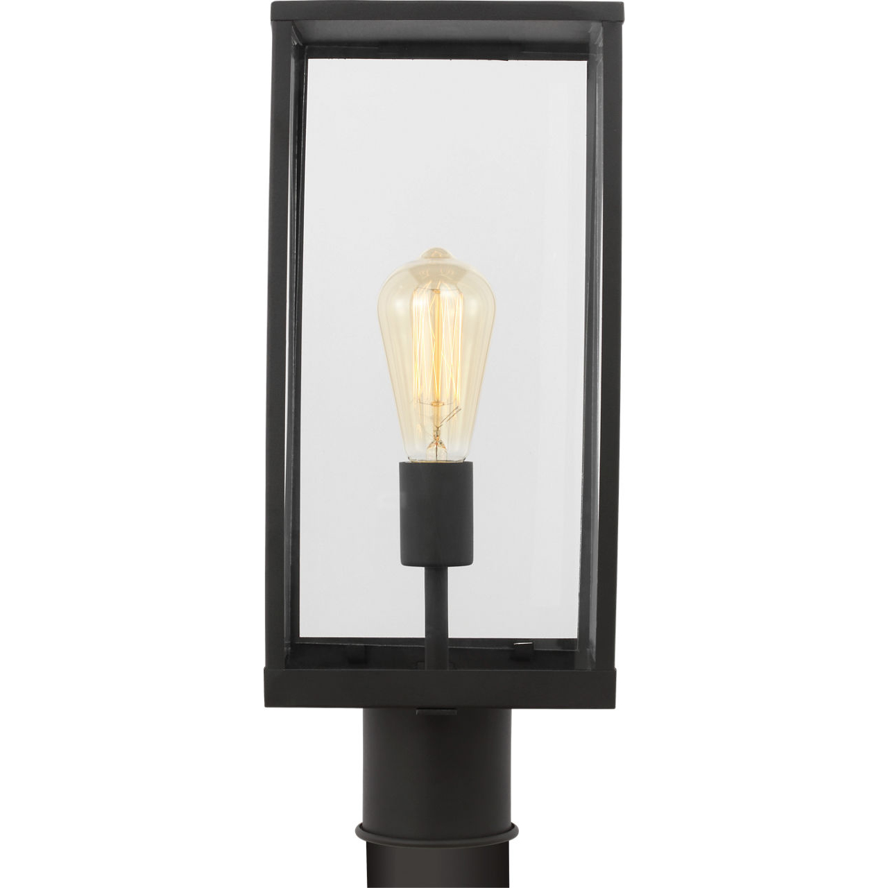 Drew & Jonathan Scott Howell 1 Light 17 inch Textured Black Outdoor Post Lantern