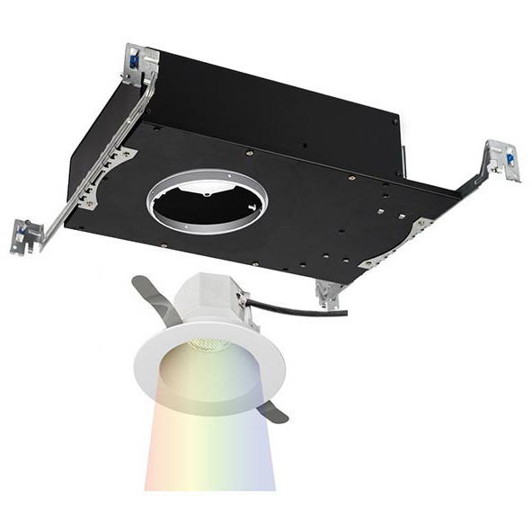 Aether Brushed Nickel Recessed Downlight in 85, 3000K