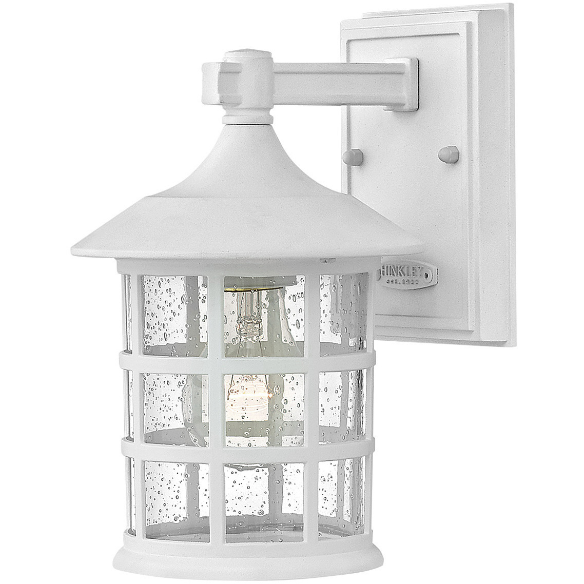 Freeport Coastal Elements Outdoor Wall Mount Lantern in Textured White