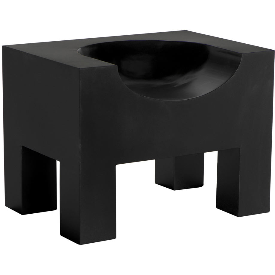 Thron Matte Black Occasional Chair