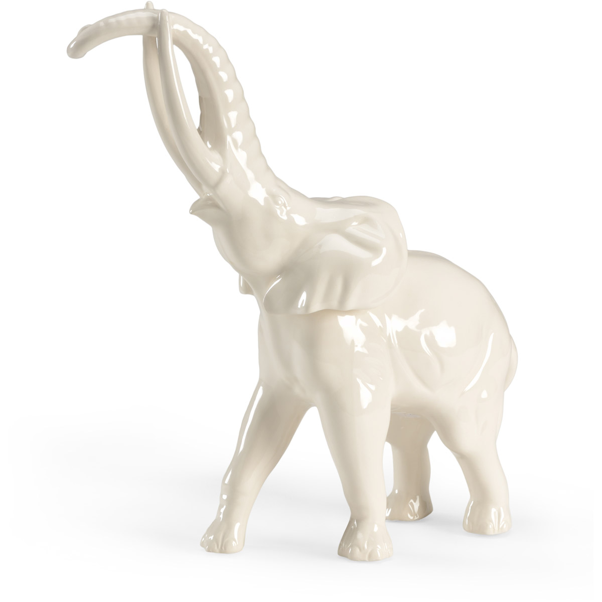 Chelsea House Hand Made/White Glaze Figurine, Large
