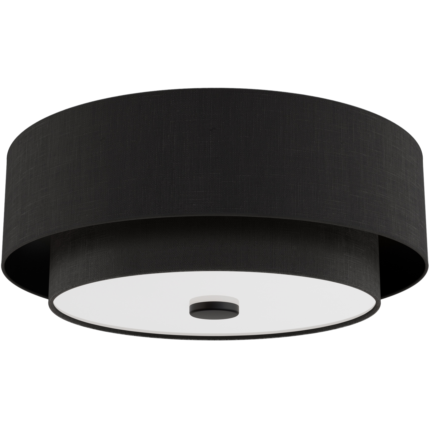Brookside 2 Light 13.25 inch Matte Black Flush Mount Ceiling Light, Medium