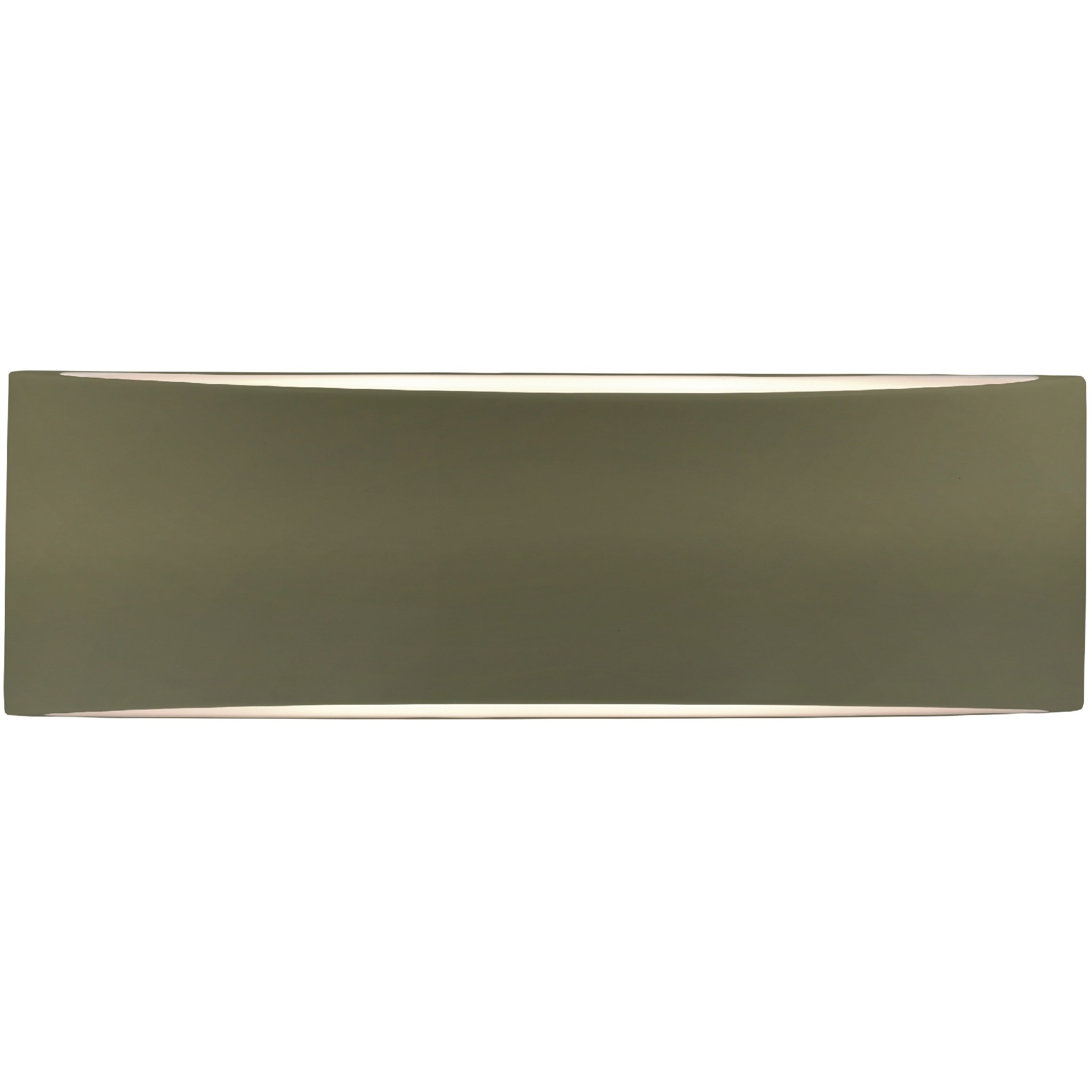 Ambiance LED 16 inch Matte Green ADA Wall Sconce Wall Light