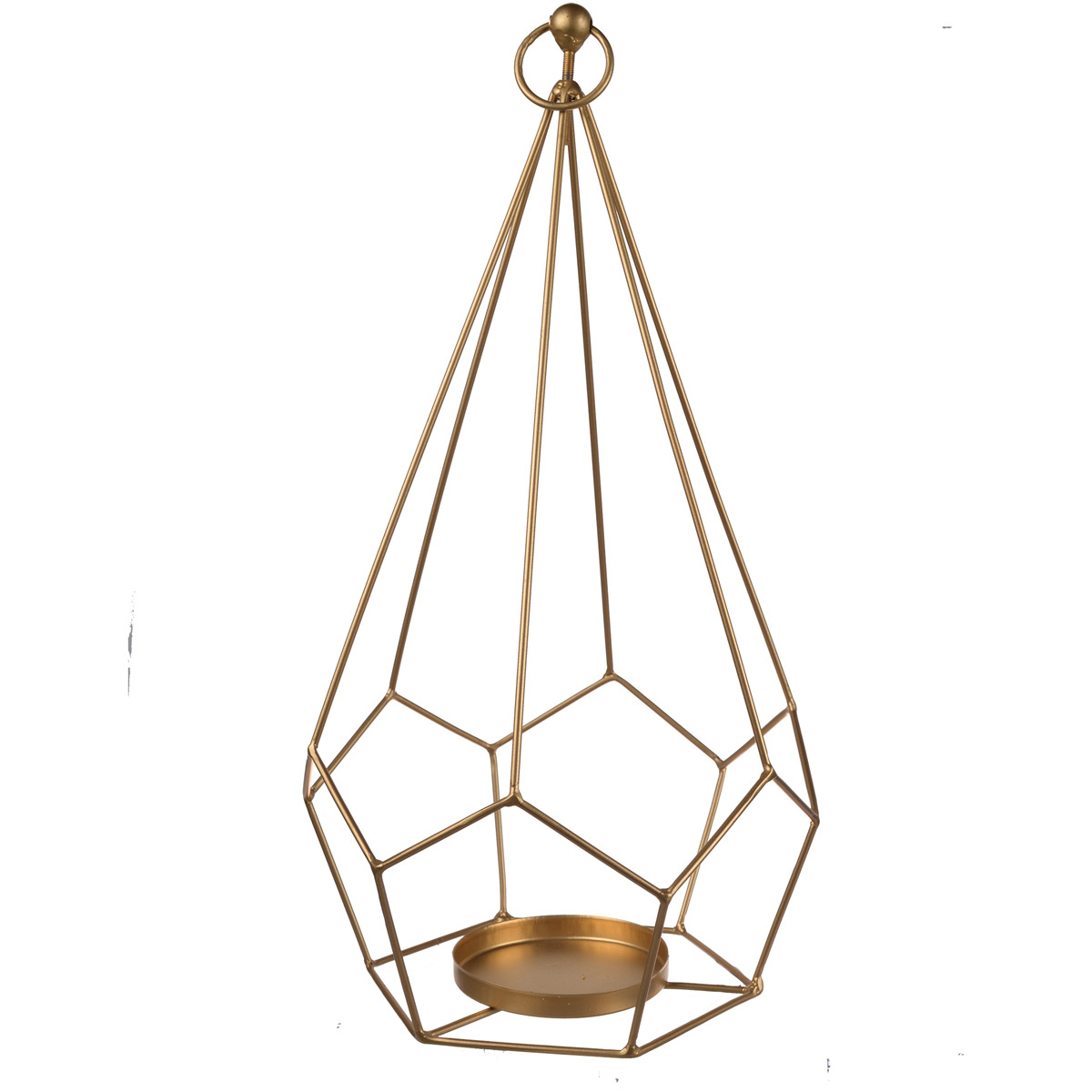 Metallic 17 X 9 inch Candle Holder