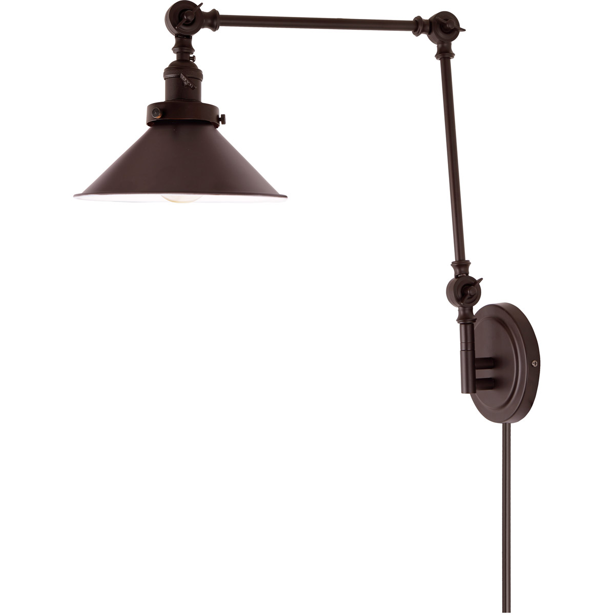Soho 33 inch 100 watt Oil Rubbed Bronze Swing Arm Wall Sconce Wall Light