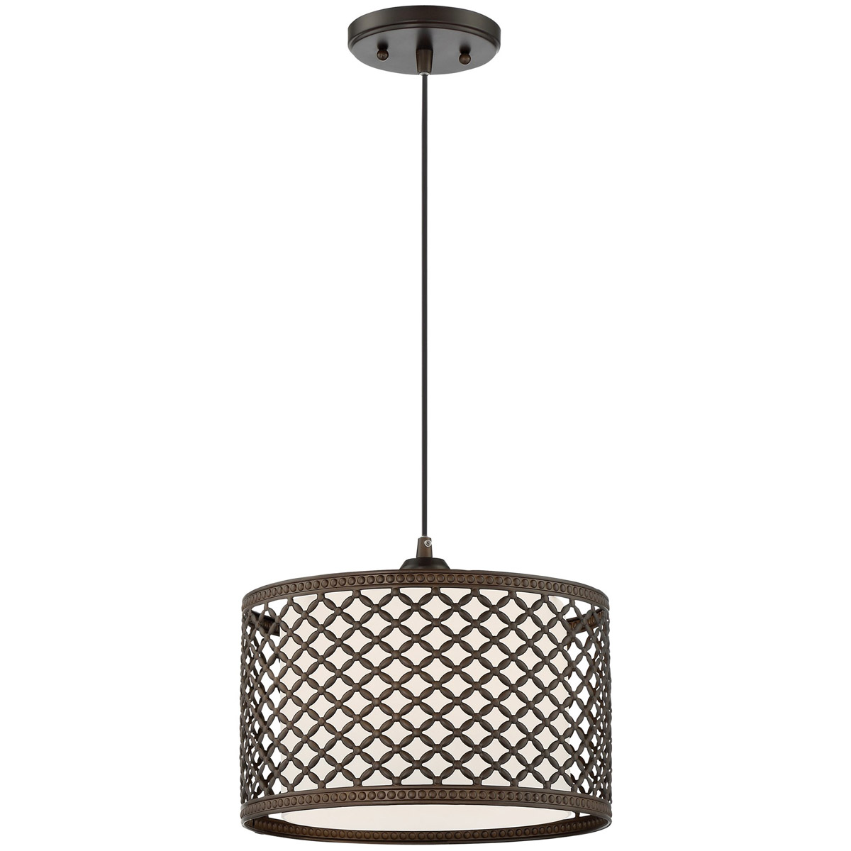 Jules 1 Light 12 inch Black Pendant Ceiling Light