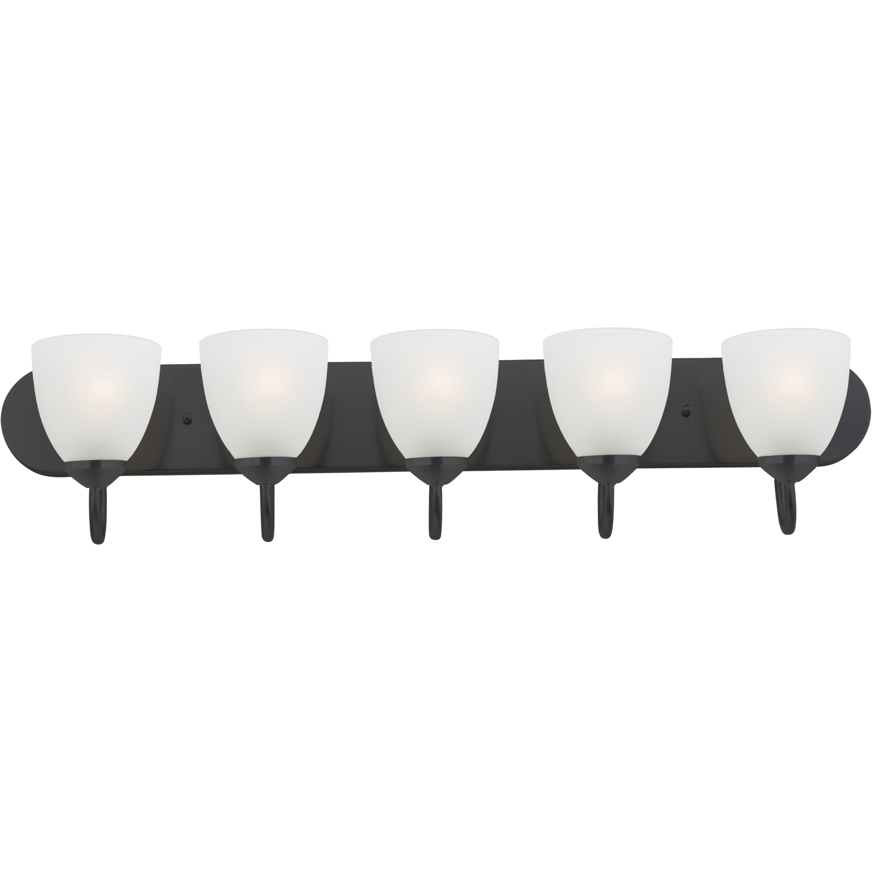 Axis 5 Light 36 inch Black Bath Vanity Wall Light