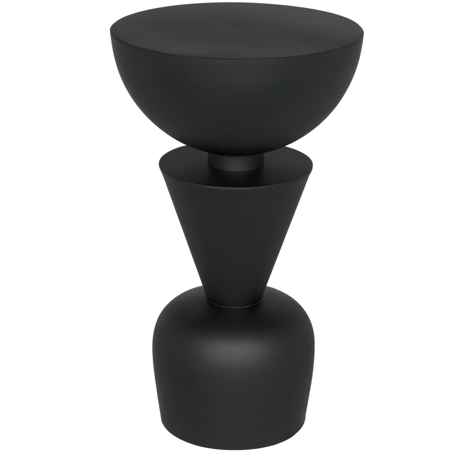 Nagozi 24 X 14 inch Matte Black Side Table