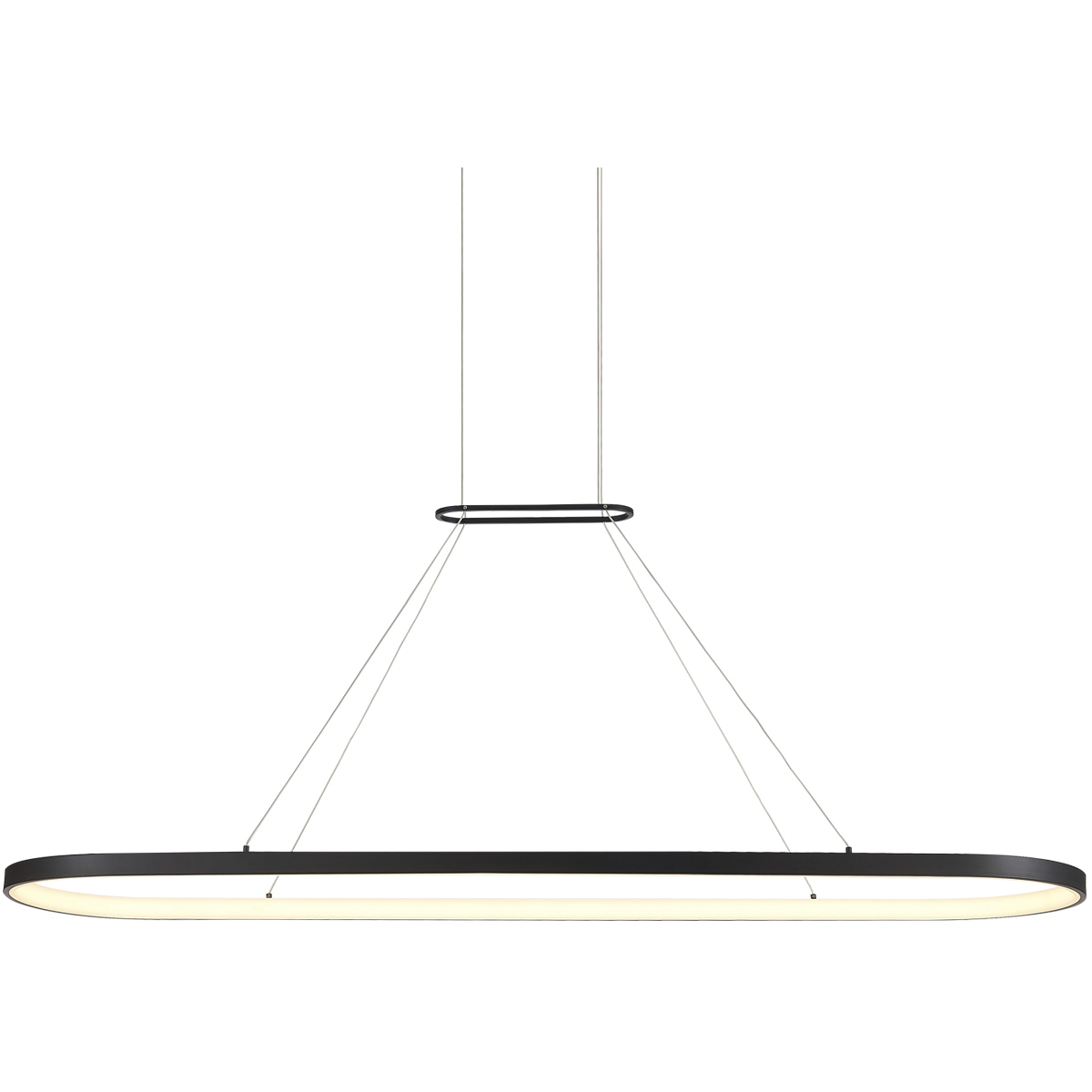 Eerie LED 59 inch Black Pendant Ceiling Light